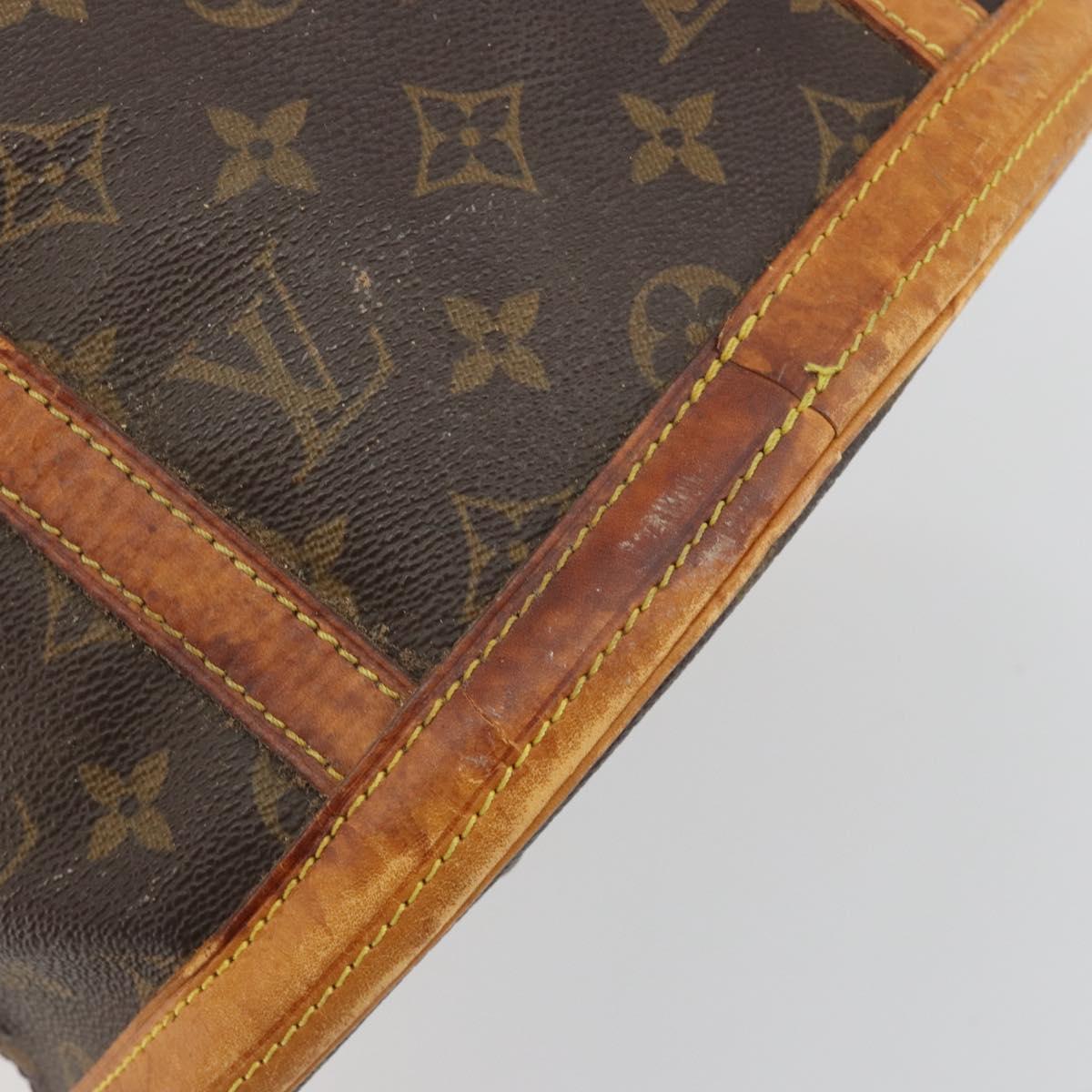 LOUIS VUITTON Monogram Bucket GM Shoulder Bag M42236 LV Auth ka5701