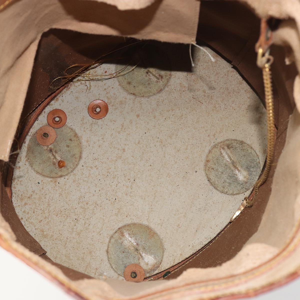 LOUIS VUITTON Monogram Bucket GM Shoulder Bag M42236 LV Auth ka5701