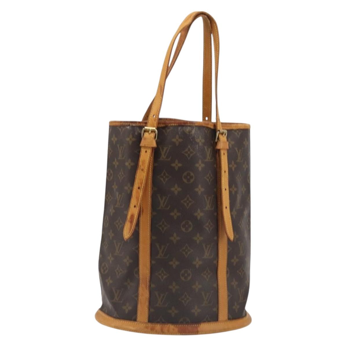 LOUIS VUITTON Monogram Bucket GM Shoulder Bag M42236 LV Auth ka5701