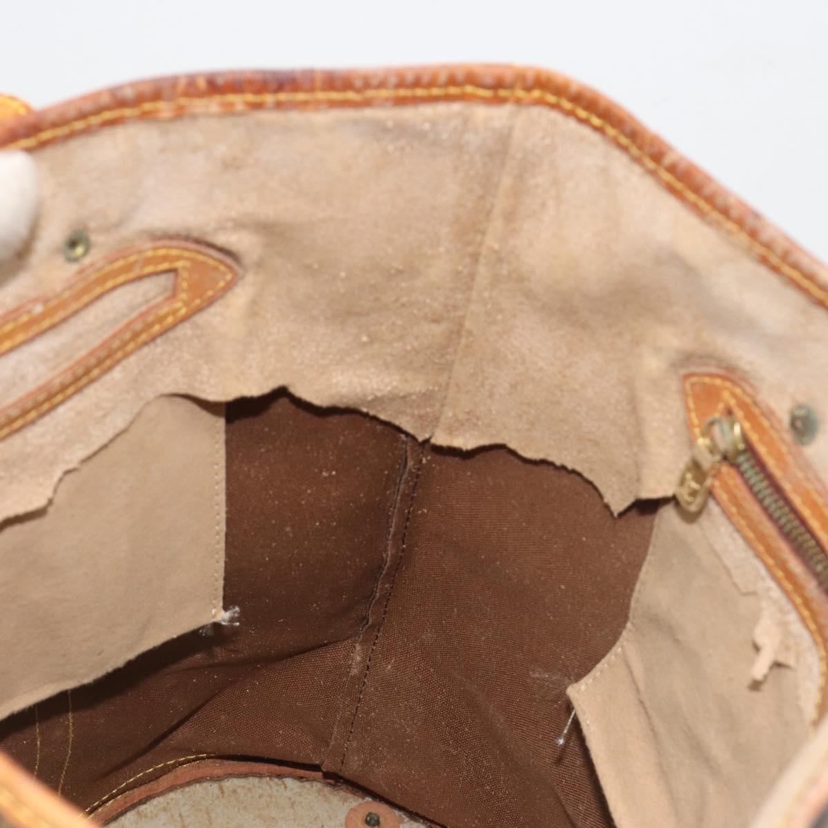 LOUIS VUITTON Monogram Bucket GM Shoulder Bag M42236 LV Auth ka5701