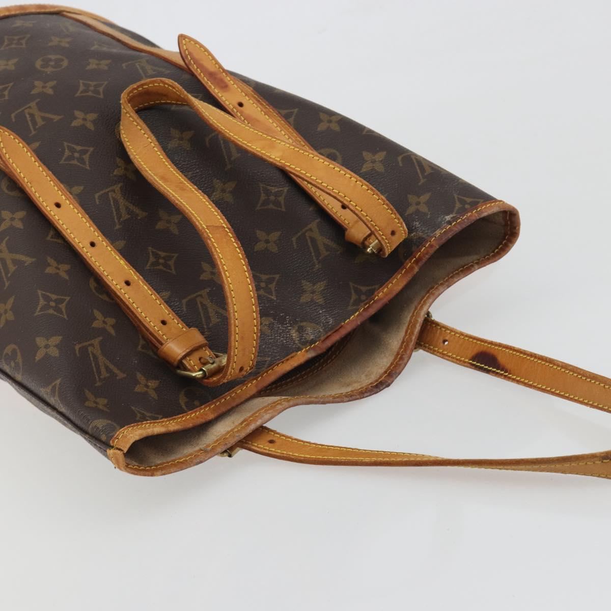 LOUIS VUITTON Monogram Bucket GM Shoulder Bag M42236 LV Auth ka5701