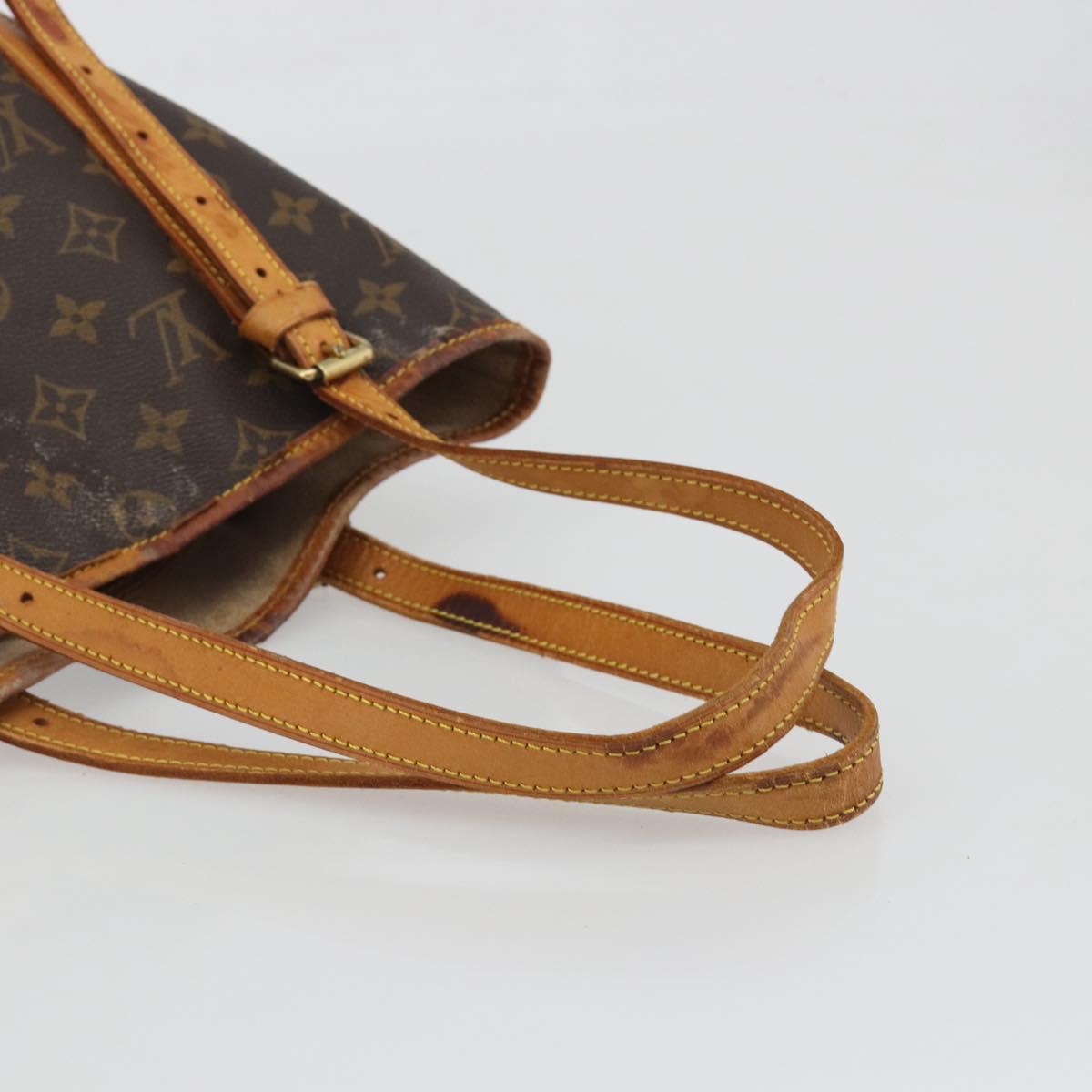 LOUIS VUITTON Monogram Bucket GM Shoulder Bag M42236 LV Auth ka5701