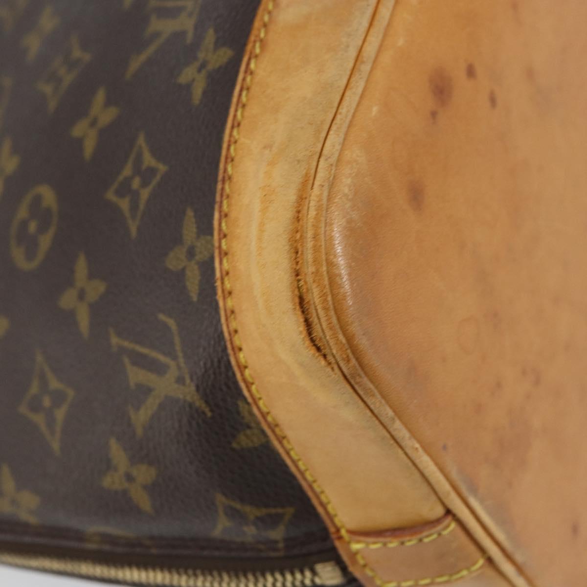 LOUIS VUITTON Monogram Alma Hand Bag M51130 LV Auth ka571