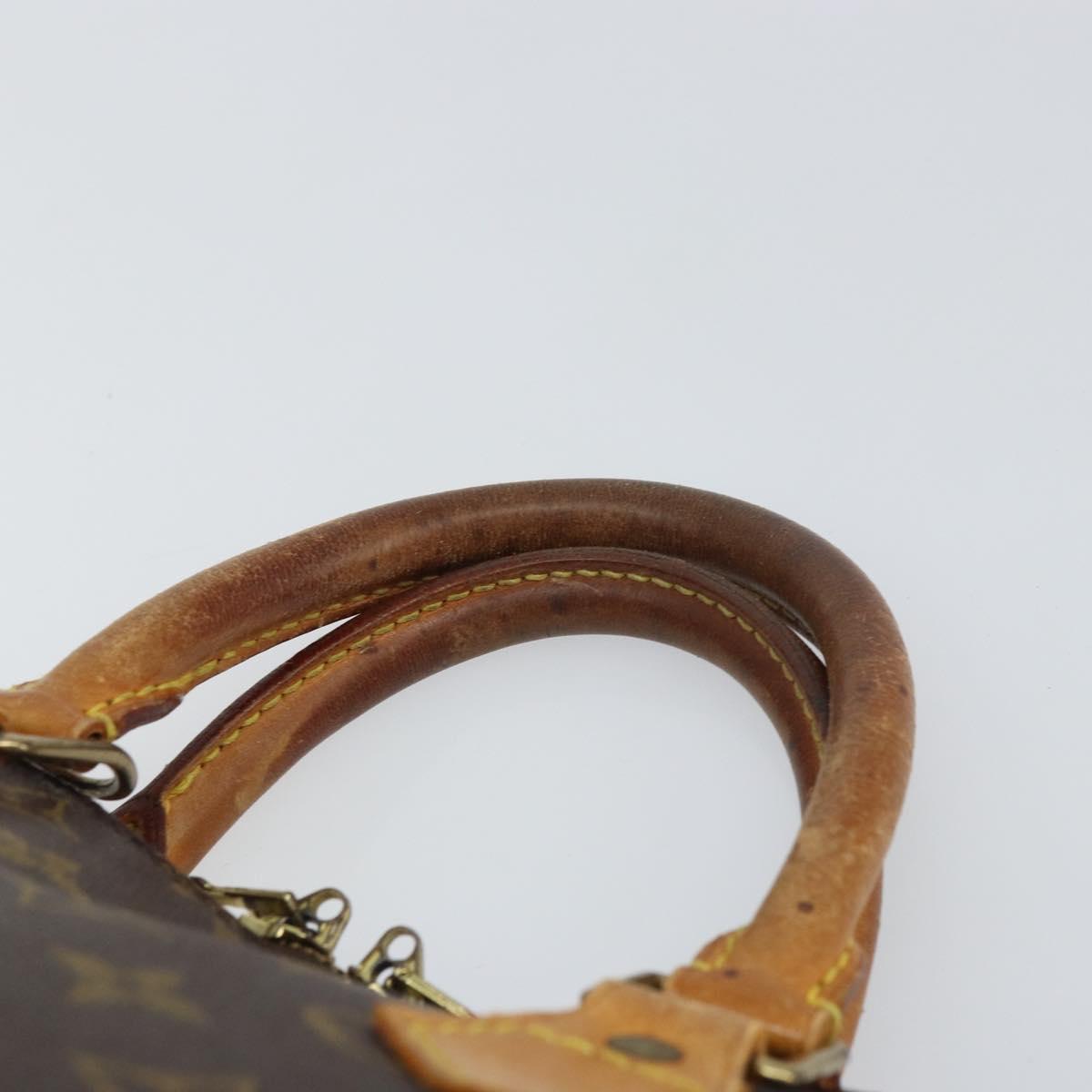 LOUIS VUITTON Monogram Alma Hand Bag M51130 LV Auth ka571
