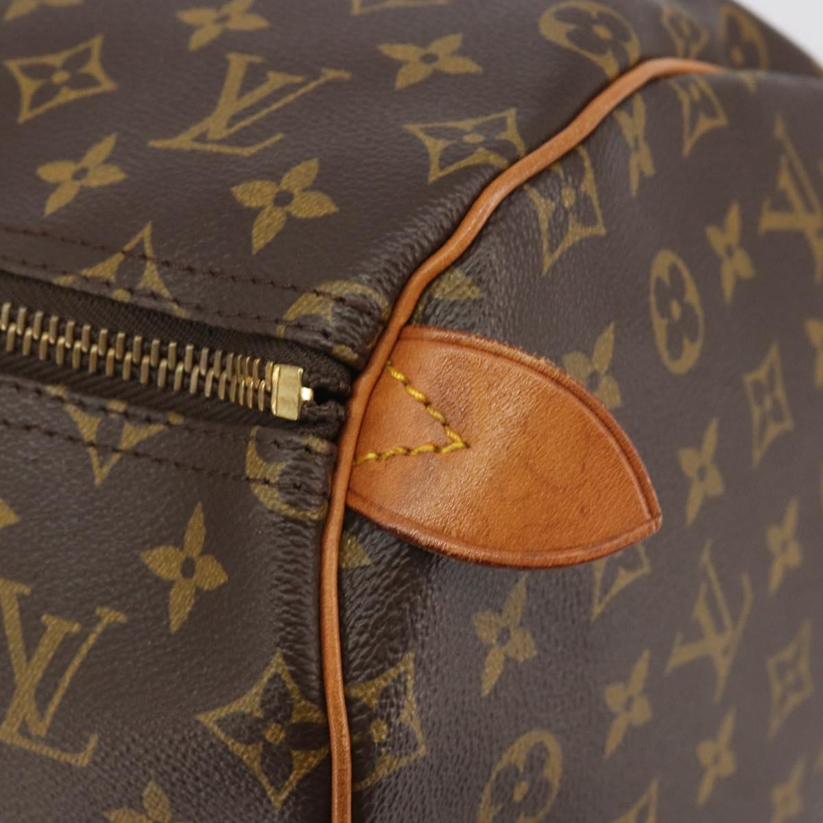 LOUIS VUITTON Monogram Keepall 55 Boston Bag M41424 LV Auth ka5726