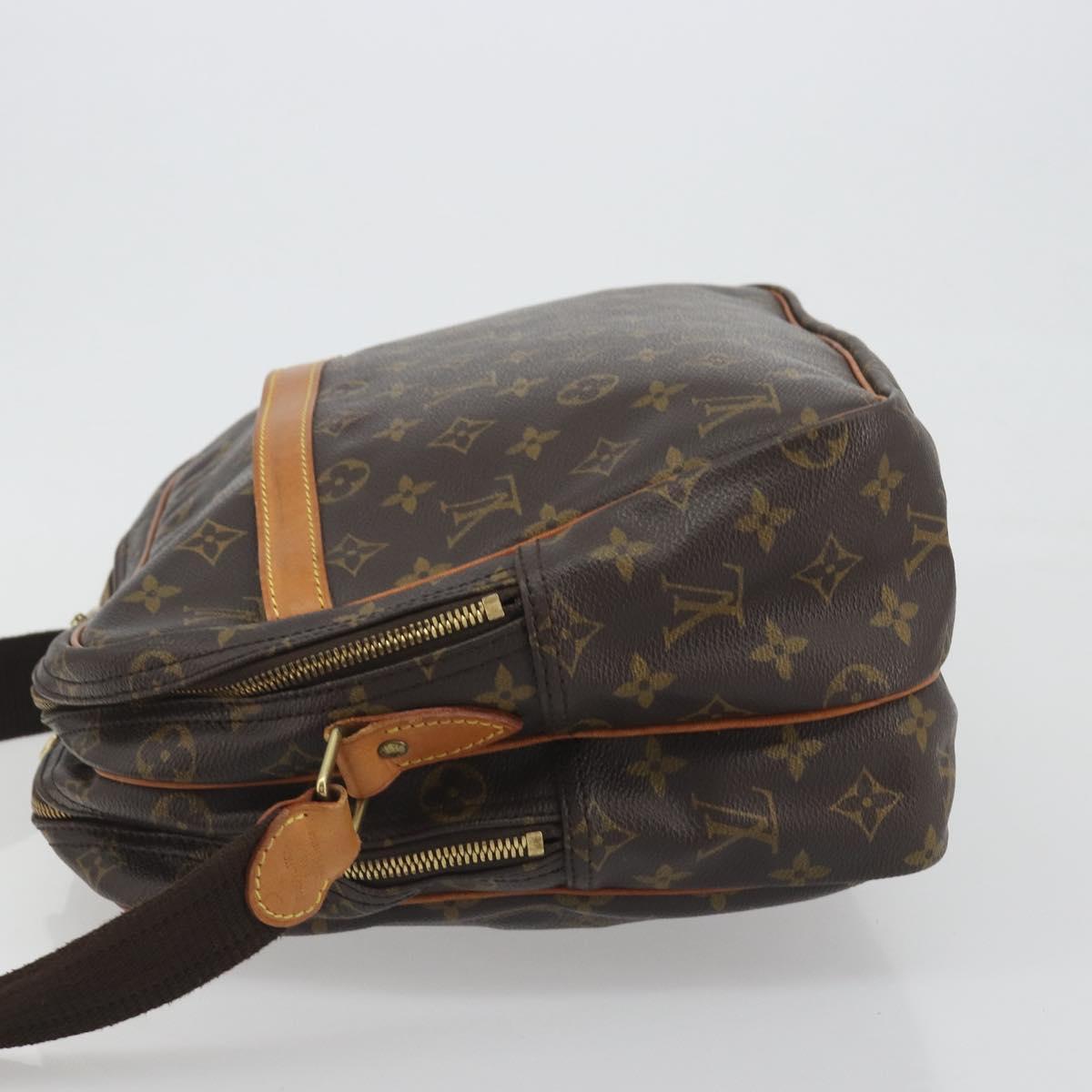 LOUIS VUITTON Monogram Reporter GM Shoulder Bag M45252 LV Auth ka5728A