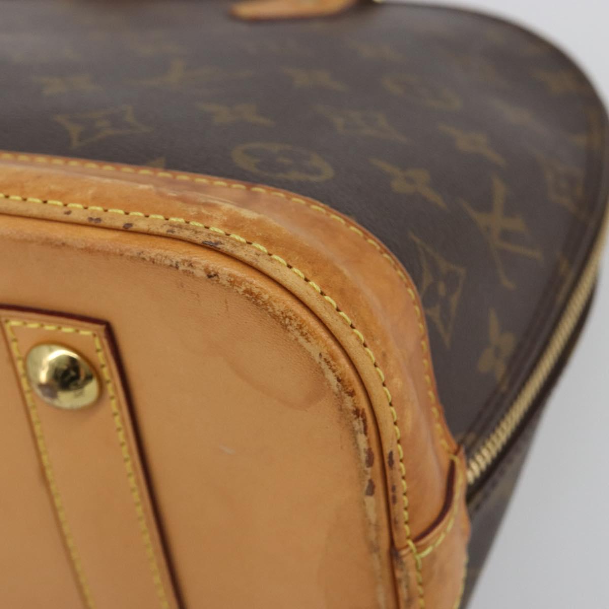 LOUIS VUITTON Monogram Alma Hand Bag M51130 LV Auth ka5735