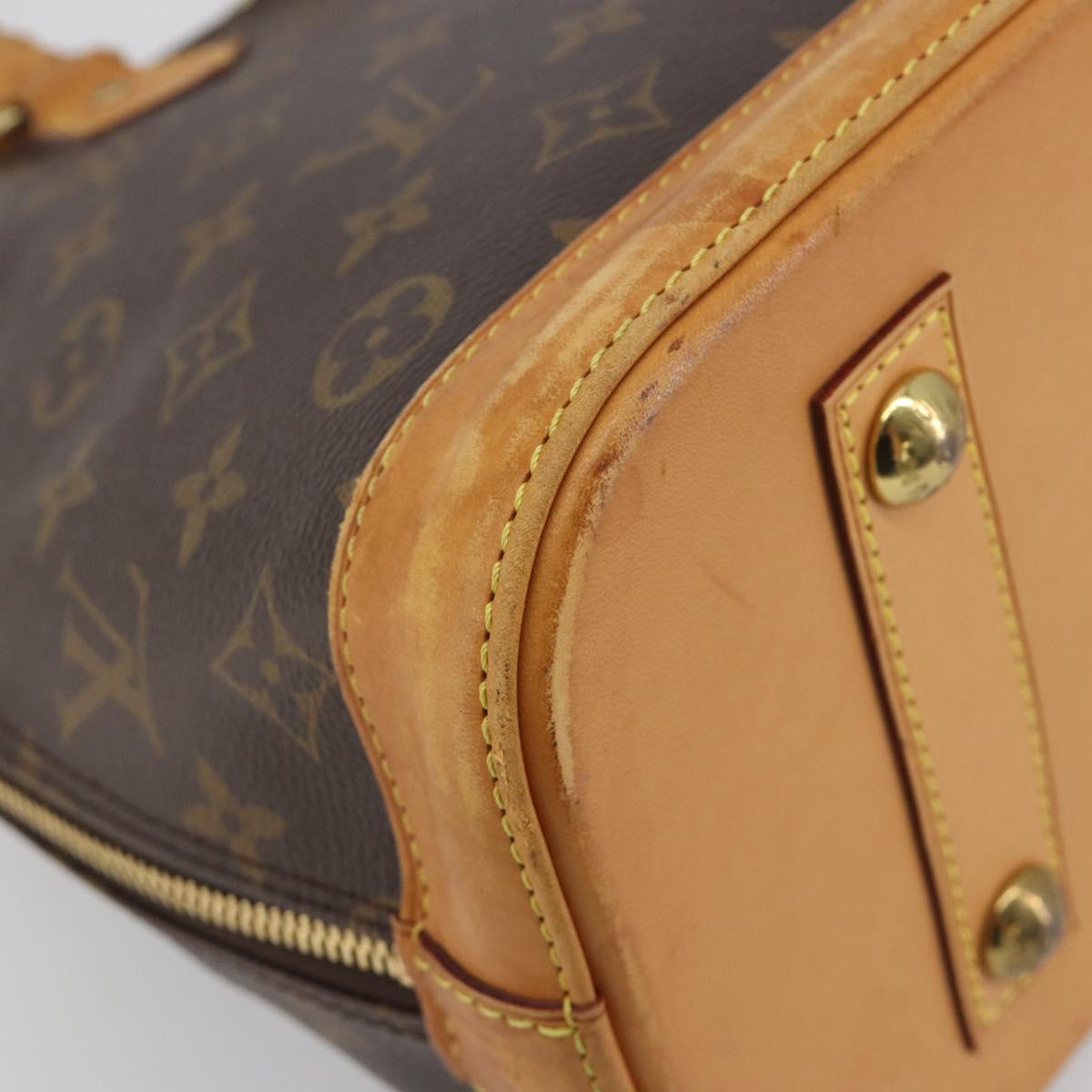 LOUIS VUITTON Monogram Alma Hand Bag M51130 LV Auth ka5735