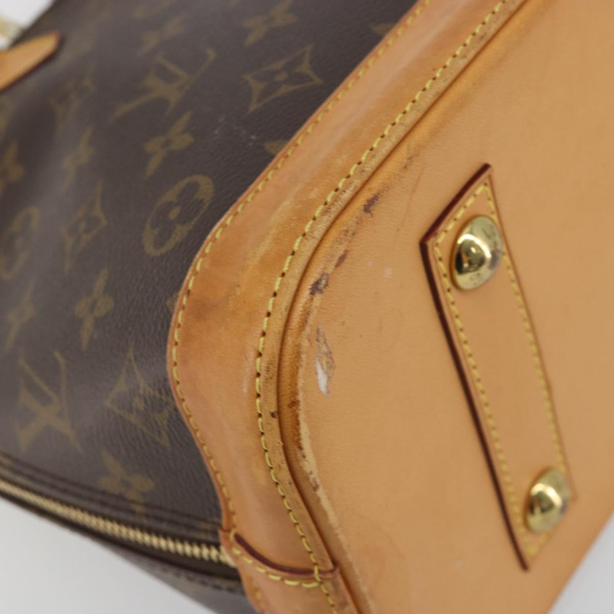 LOUIS VUITTON Monogram Alma Hand Bag M51130 LV Auth ka5735