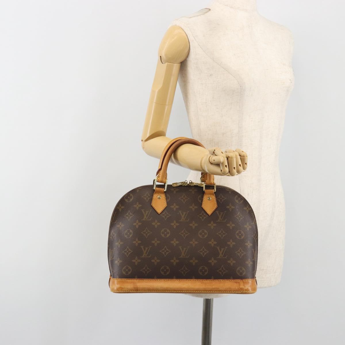 LOUIS VUITTON Monogram Alma Hand Bag M51130 LV Auth ka5735