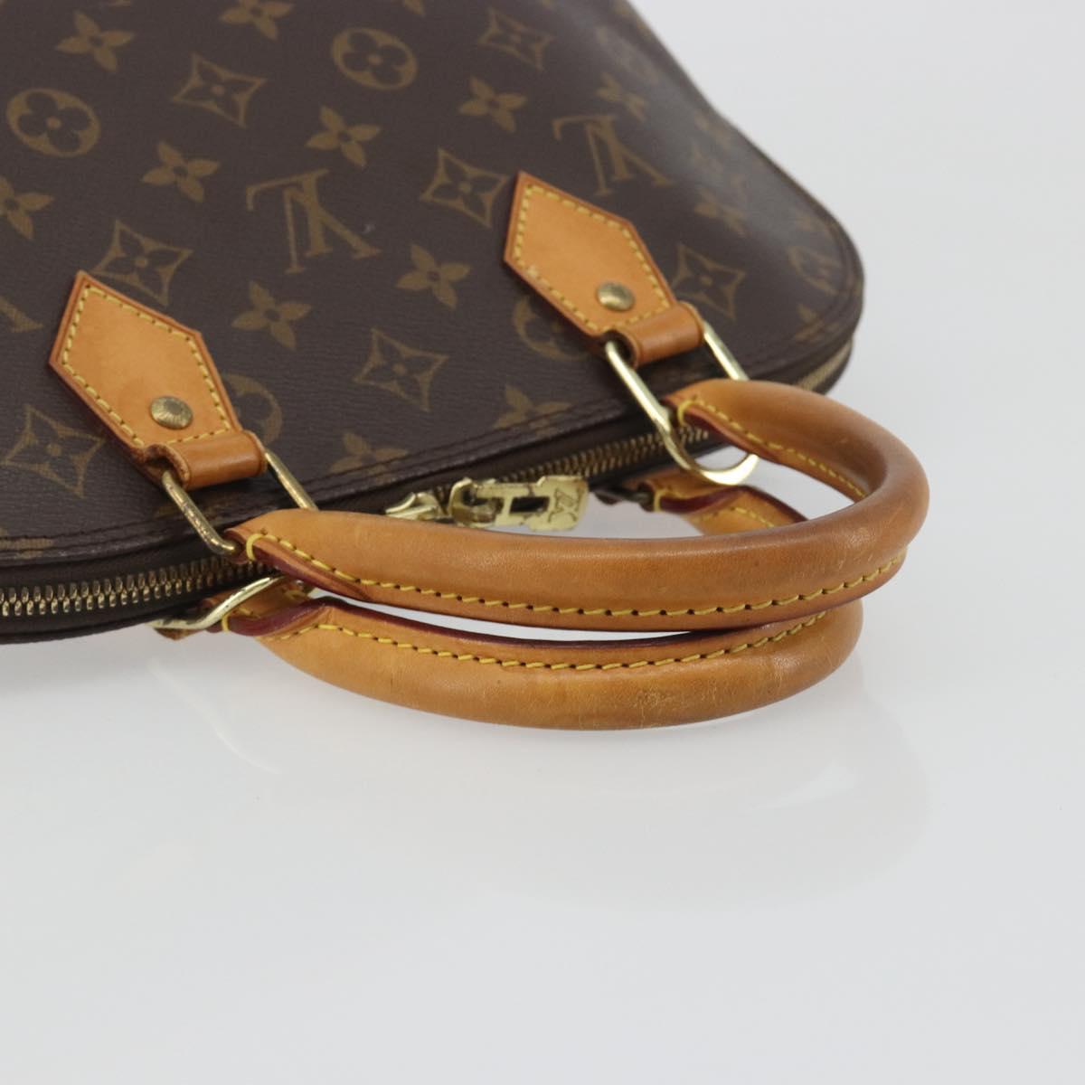 LOUIS VUITTON Monogram Alma Hand Bag M51130 LV Auth ka5735