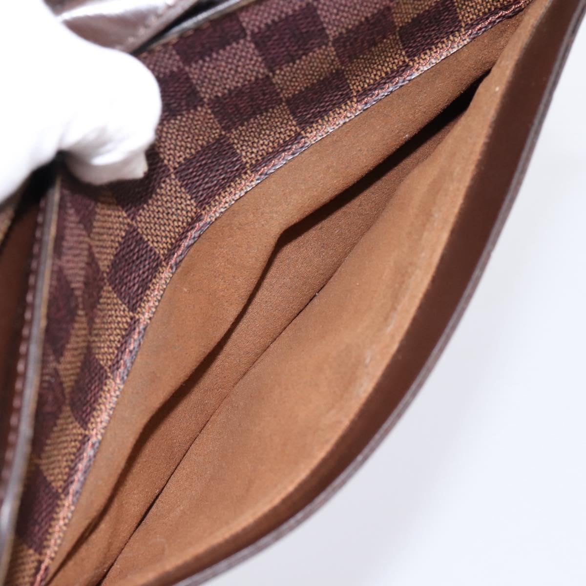 LOUIS VUITTON Damier Ebene Saint Louis Clutch Bag N51993 LV Auth ka5738