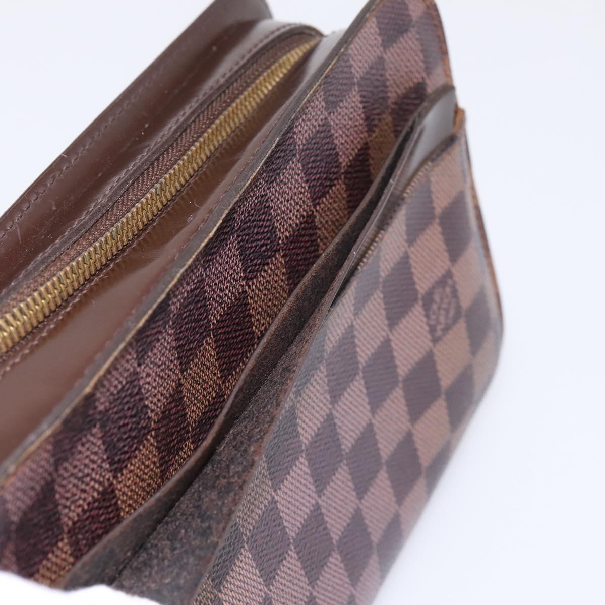 LOUIS VUITTON Damier Ebene Saint Louis Clutch Bag N51993 LV Auth ka5738