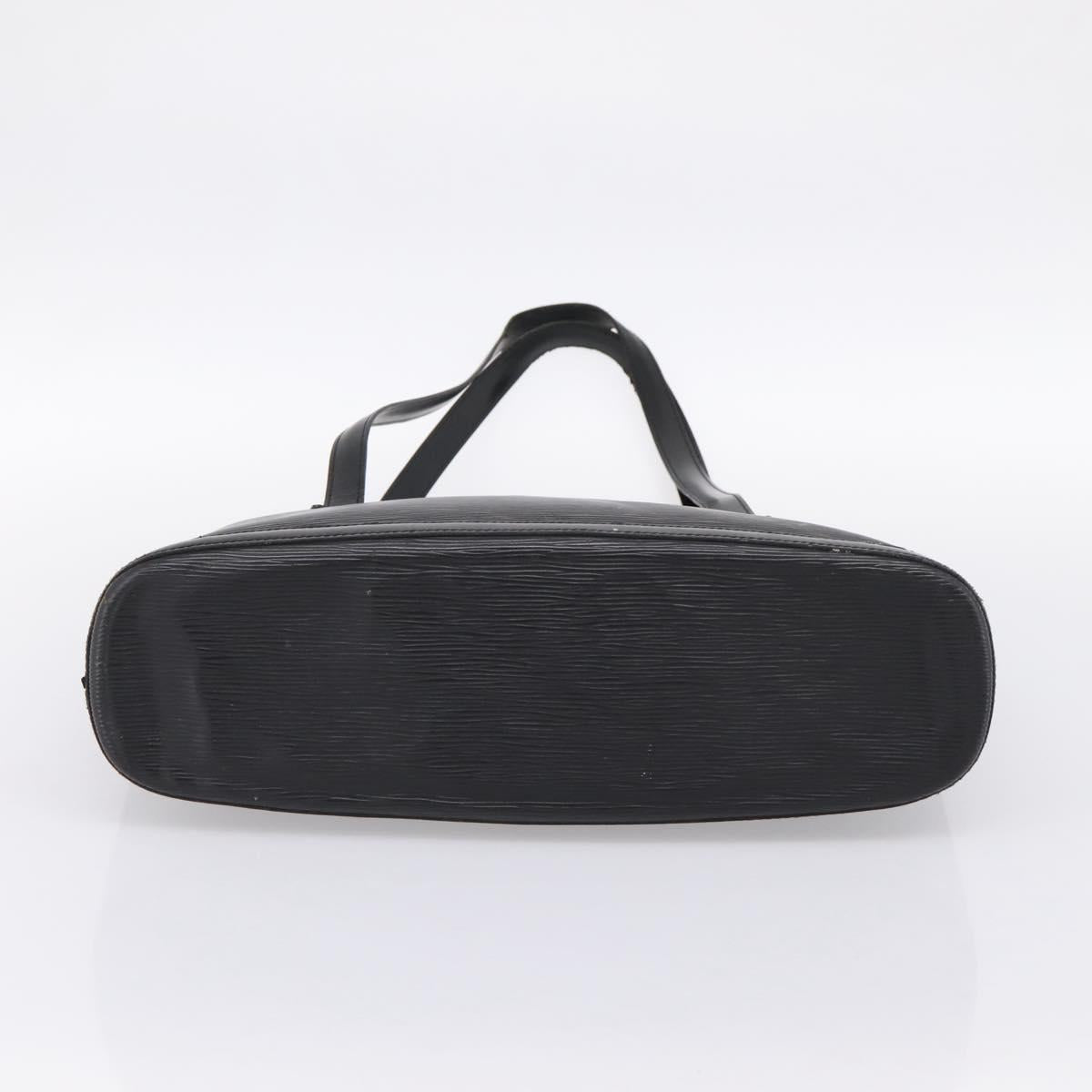 LOUIS VUITTON Epi Lussac Shoulder Bag Black M52282 LV Auth ka5739