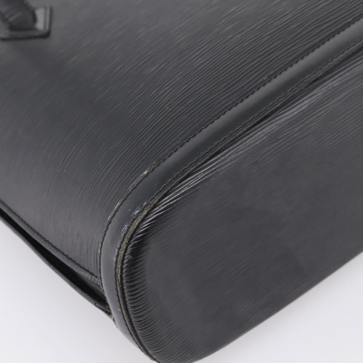 LOUIS VUITTON Epi Lussac Shoulder Bag Black M52282 LV Auth ka5739