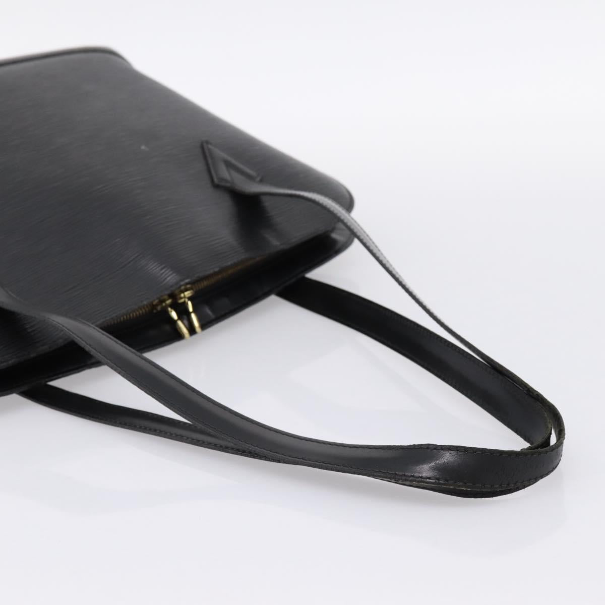 LOUIS VUITTON Epi Lussac Shoulder Bag Black M52282 LV Auth ka5739