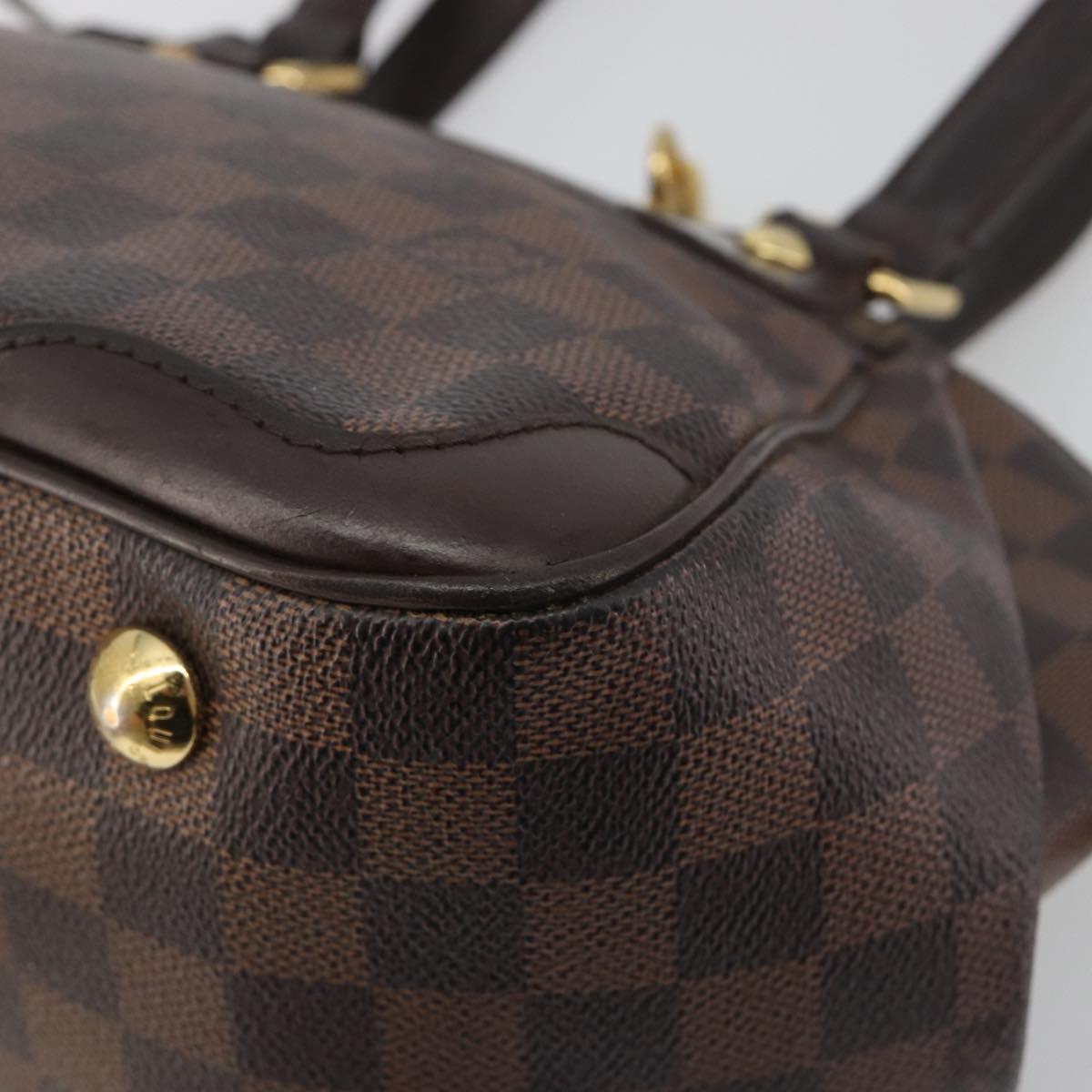LOUIS VUITTON Damier Ebene Verona PM Hand Bag N41117 LV Auth ka5741