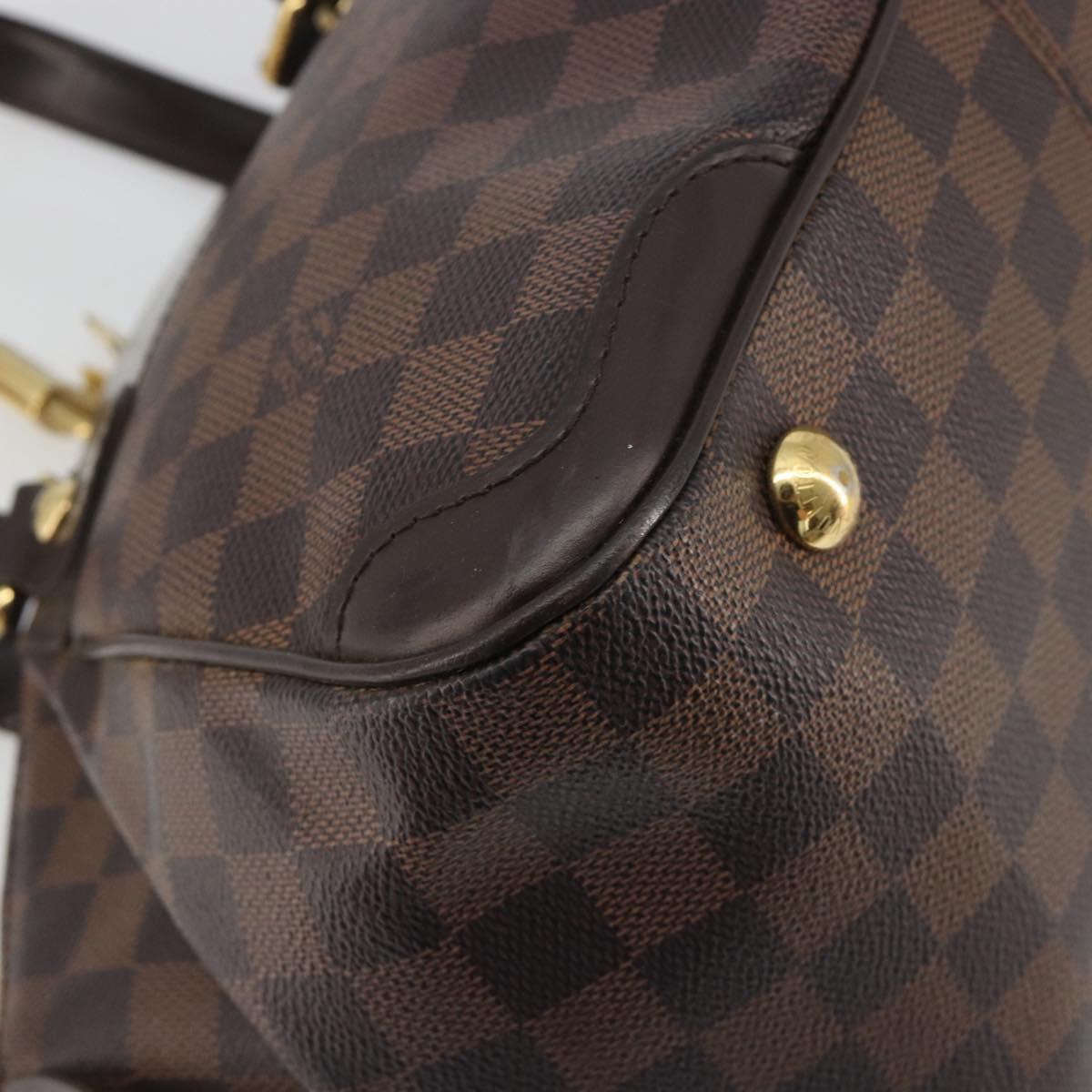 LOUIS VUITTON Damier Ebene Verona PM Hand Bag N41117 LV Auth ka5741