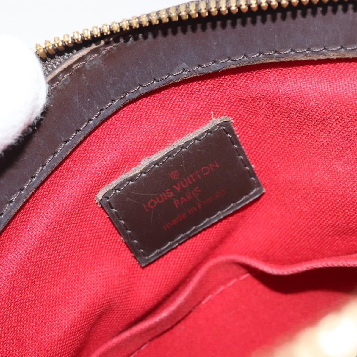 LOUIS VUITTON Damier Ebene Verona PM Hand Bag N41117 LV Auth ka5741