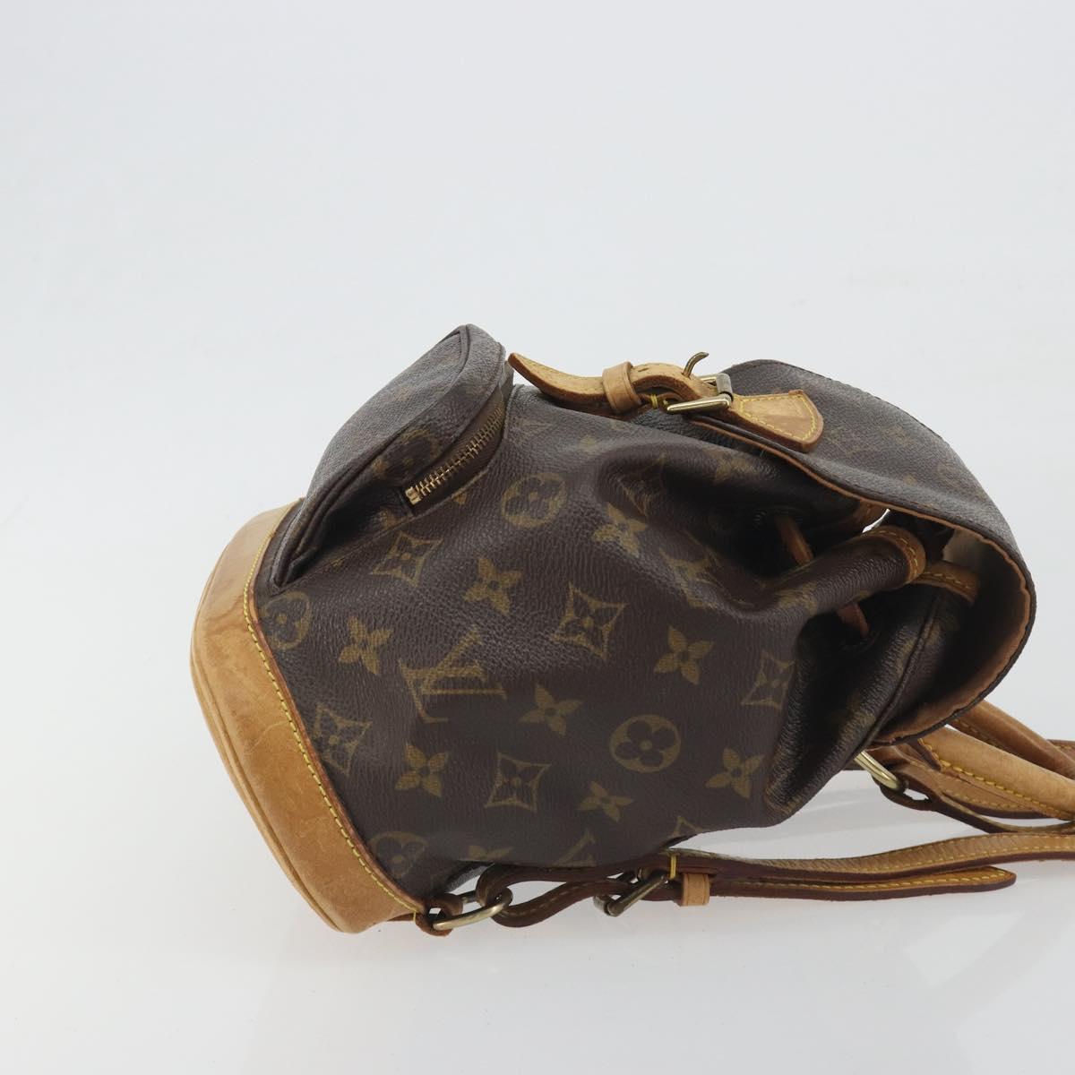 LOUIS VUITTON Monogram Montsouris PM Backpack M51137 LV Auth ka5743