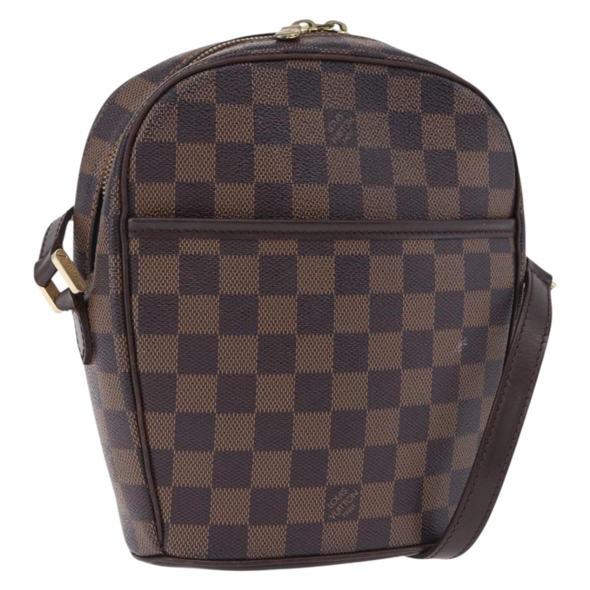 LOUIS VUITTON Damier Ebene Ipanema PM Shoulder Bag N51294 LV Auth ka5748