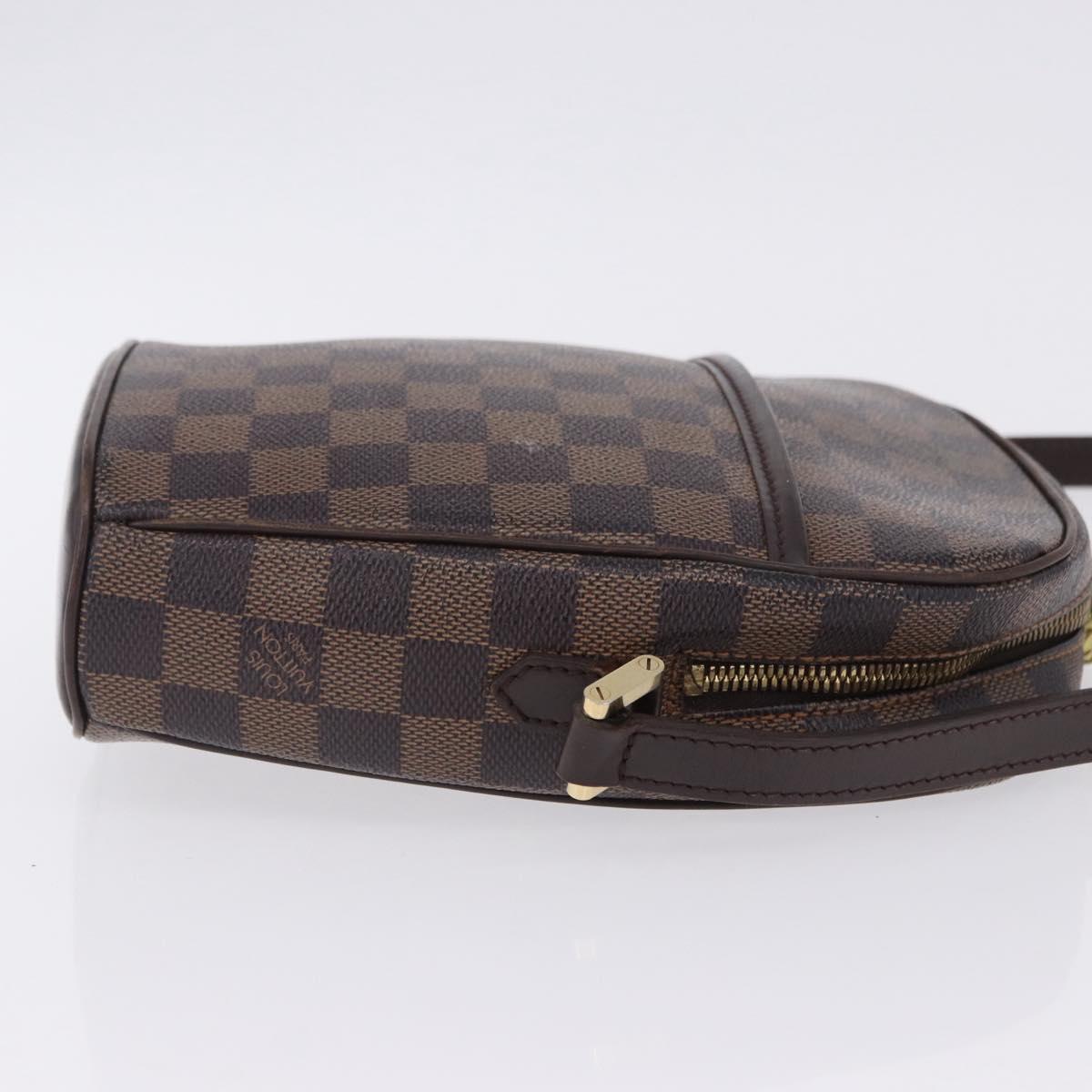 LOUIS VUITTON Damier Ebene Ipanema PM Shoulder Bag N51294 LV Auth ka5748
