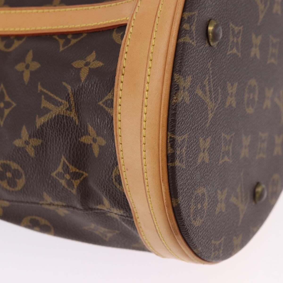LOUIS VUITTON Monogram Bucket GM Shoulder Bag M42236 LV Auth ka5754