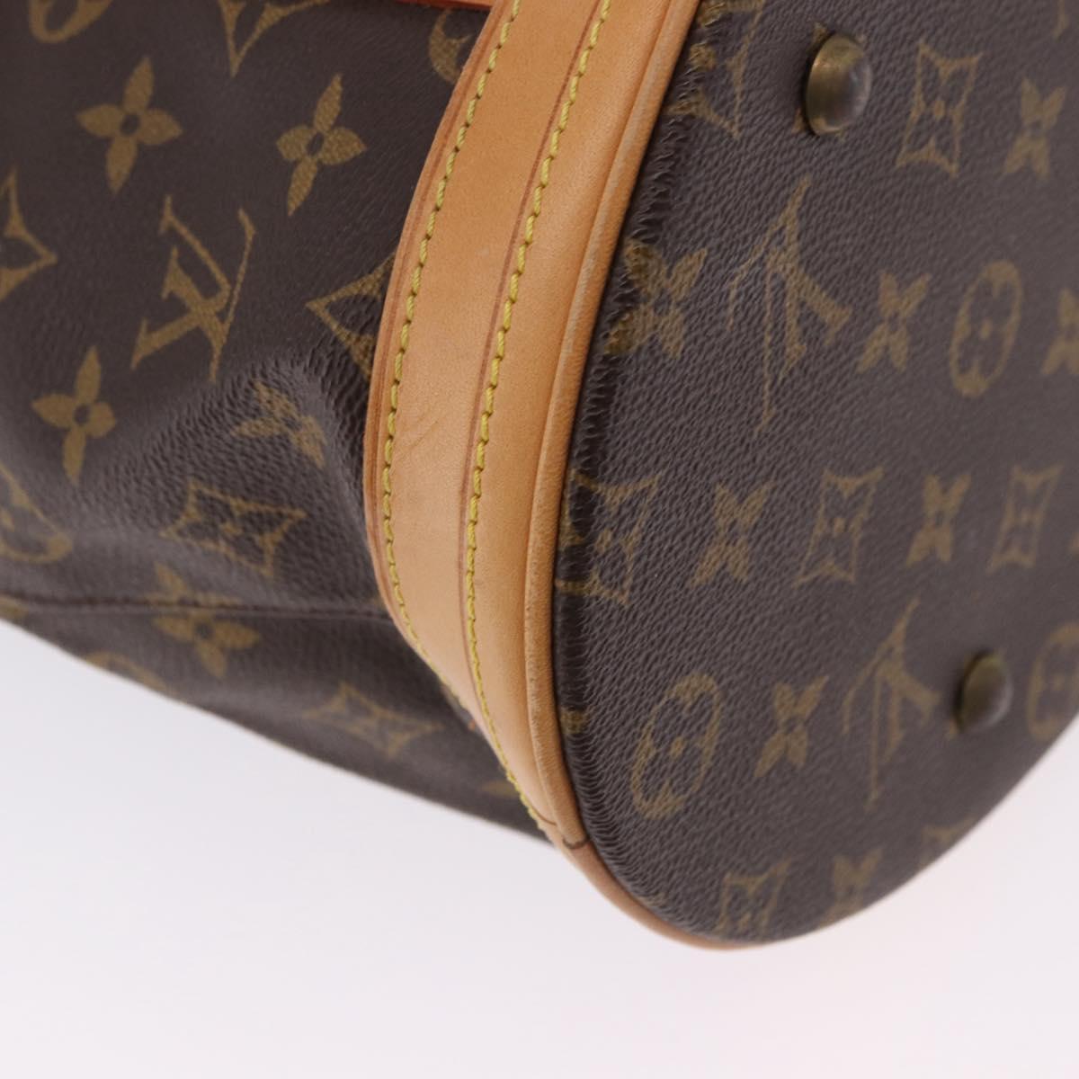 LOUIS VUITTON Monogram Bucket GM Shoulder Bag M42236 LV Auth ka5754