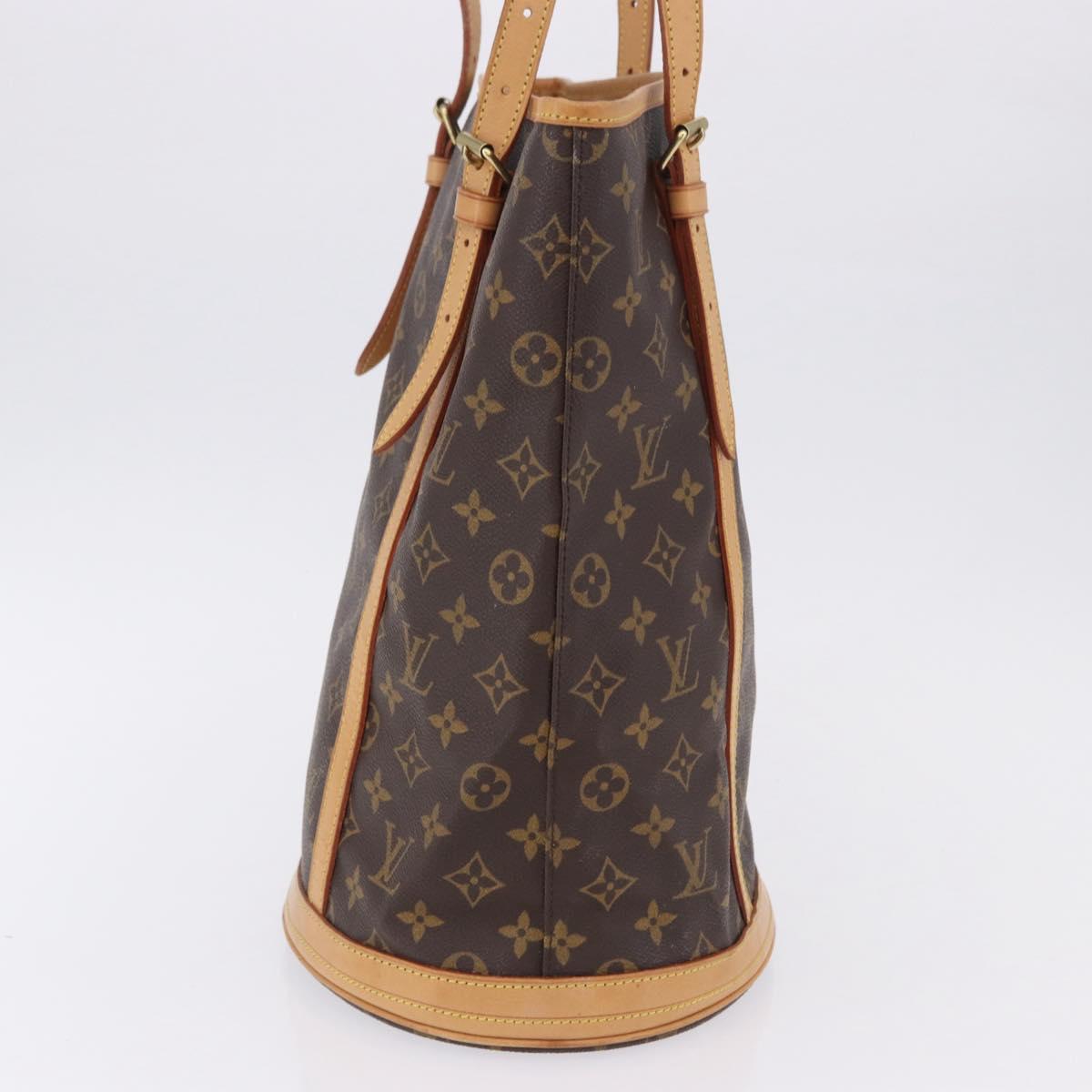 LOUIS VUITTON Monogram Bucket GM Shoulder Bag M42236 LV Auth ka5754