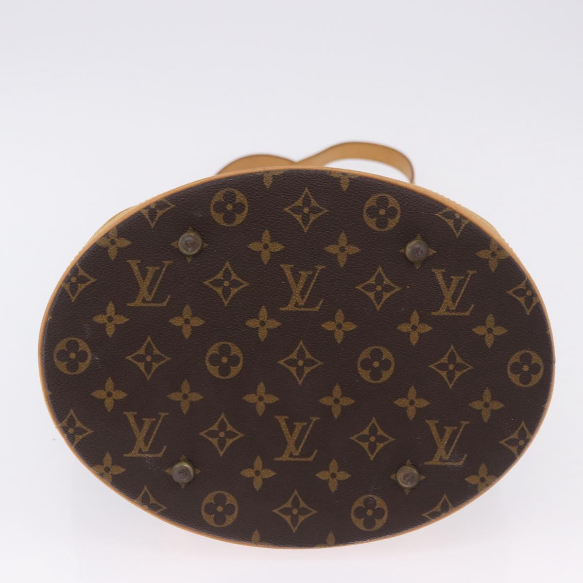LOUIS VUITTON Monogram Bucket GM Shoulder Bag M42236 LV Auth ka5754