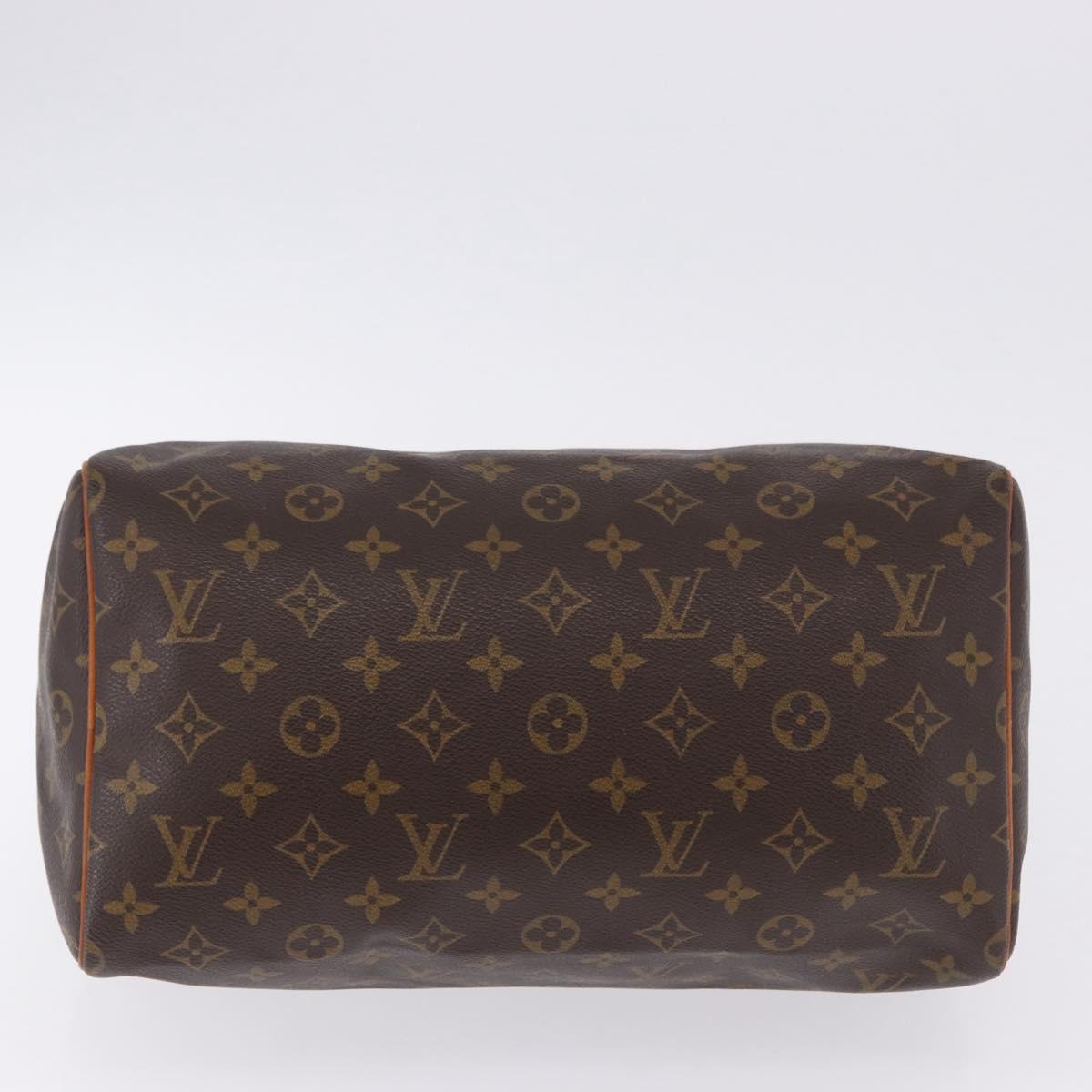 LOUIS VUITTON Monogram Speedy 30 Hand Bag M41526 LV Auth ka5758A