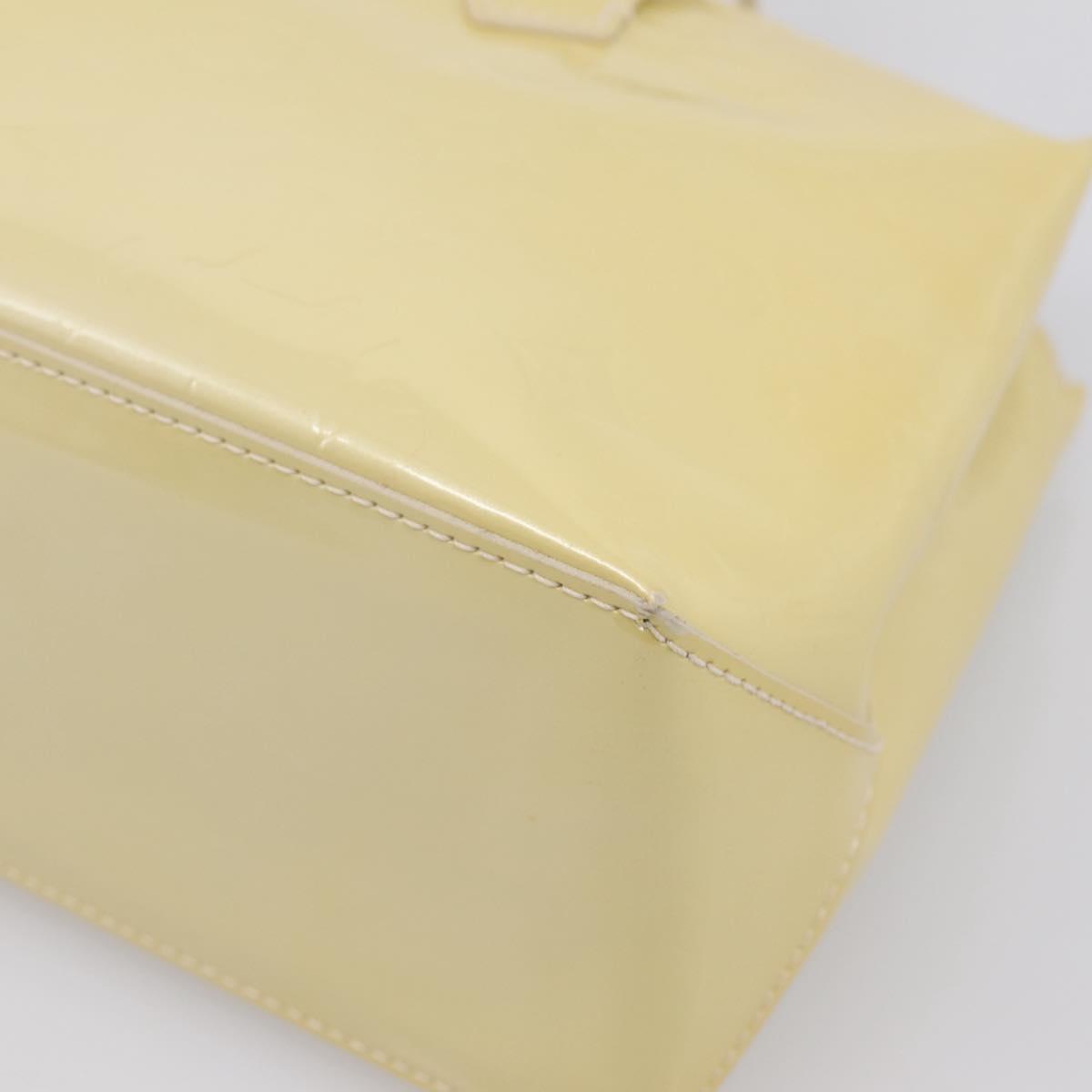 LOUIS VUITTON Monogram Vernis Wilshire PM Bag Broncorail M91452 LV Auth ka5759V