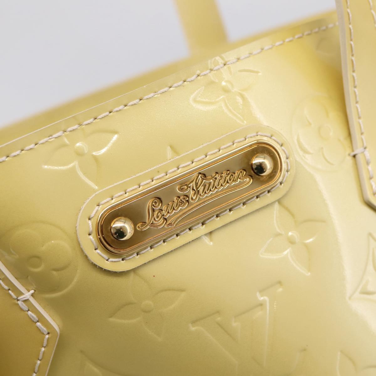 LOUIS VUITTON Monogram Vernis Wilshire PM Bag Broncorail M91452 LV Auth ka5759V