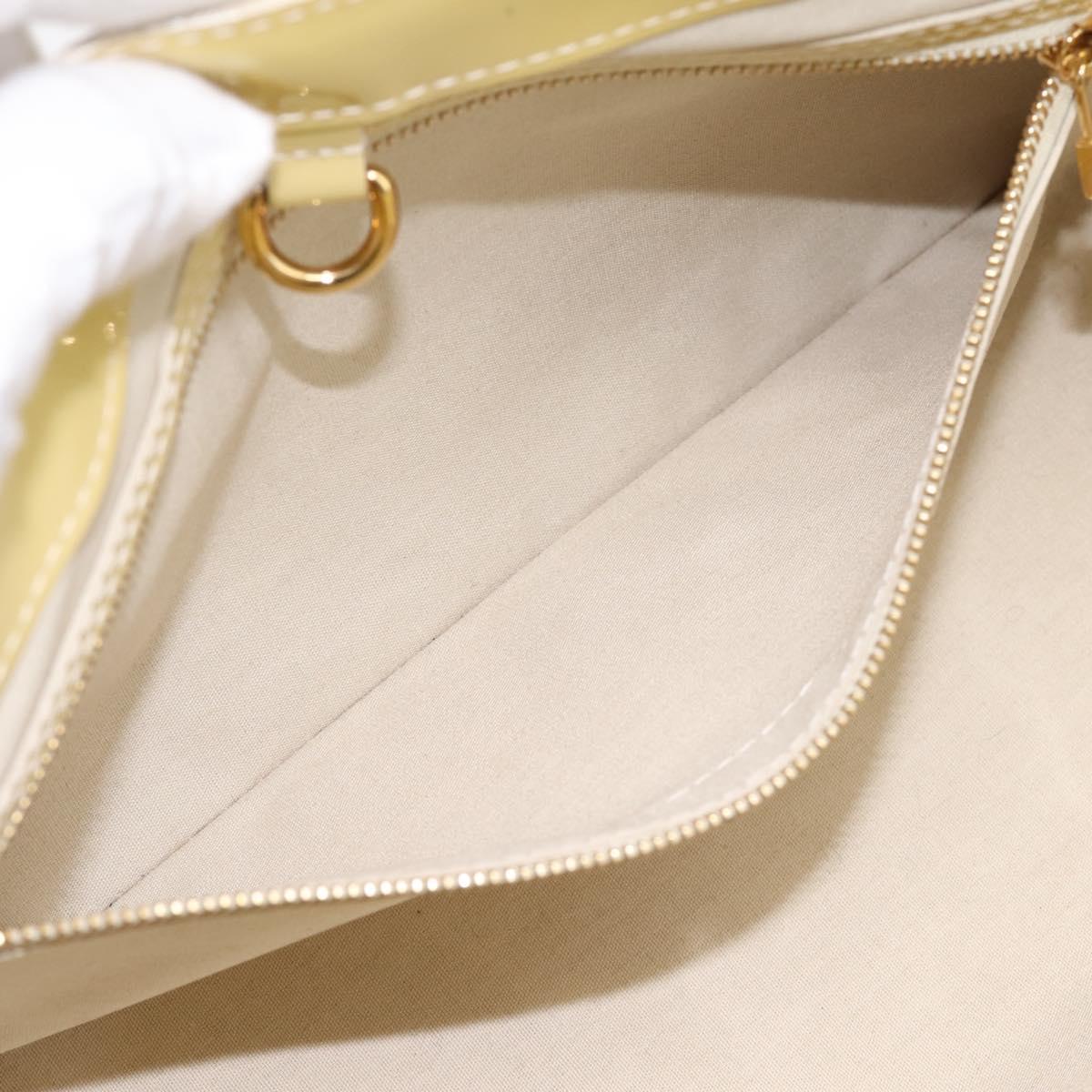 LOUIS VUITTON Monogram Vernis Wilshire PM Bag Broncorail M91452 LV Auth ka5759V
