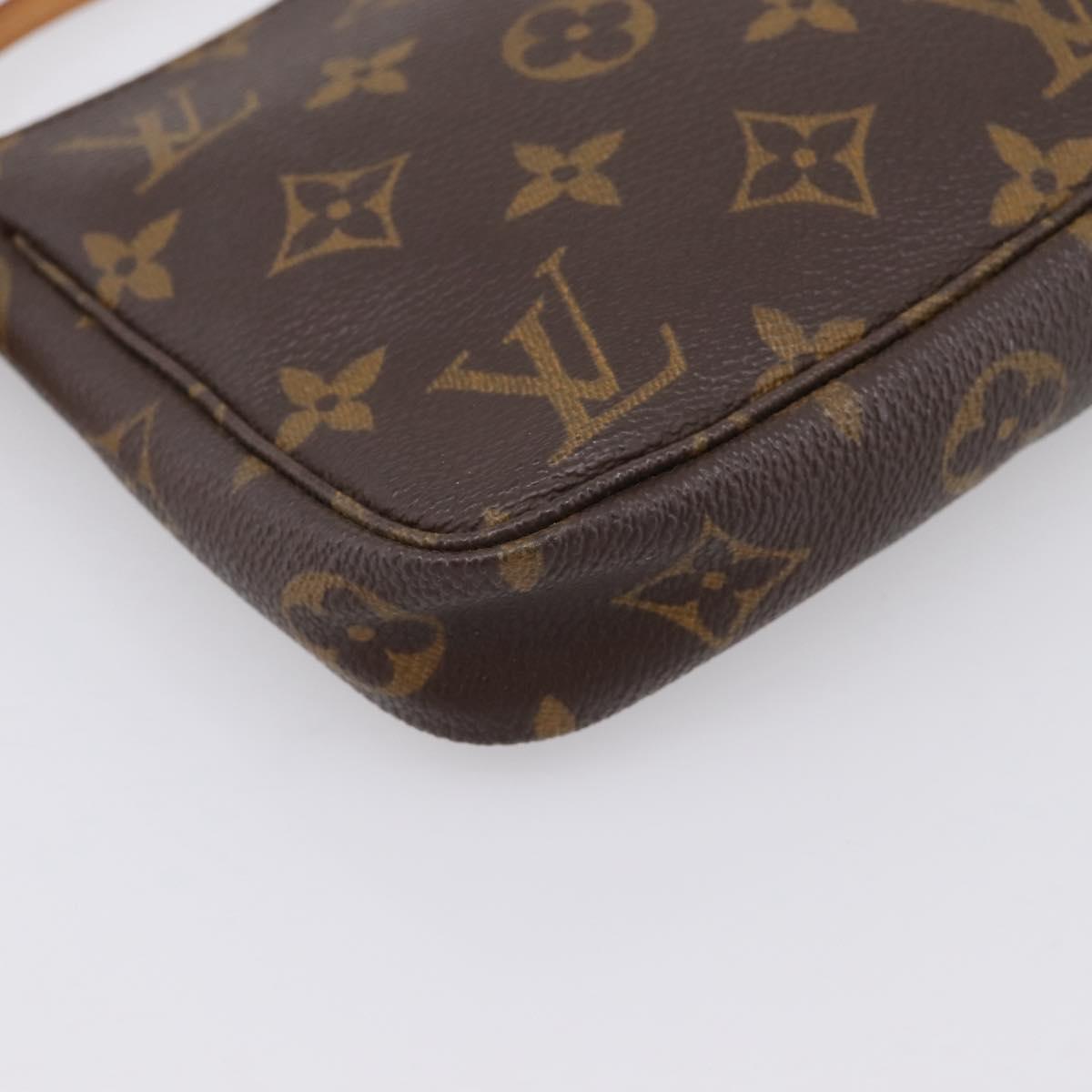 LOUIS VUITTON Monogram Pochette Accessoires Pouch M51980 LV Auth ka5762V
