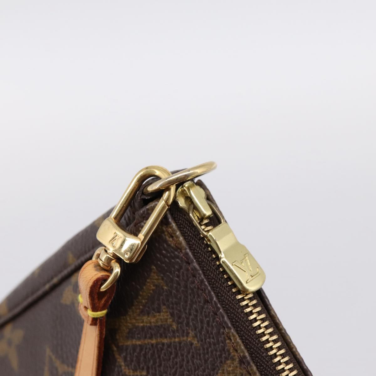 LOUIS VUITTON Monogram Pochette Accessoires Pouch M51980 LV Auth ka5762V