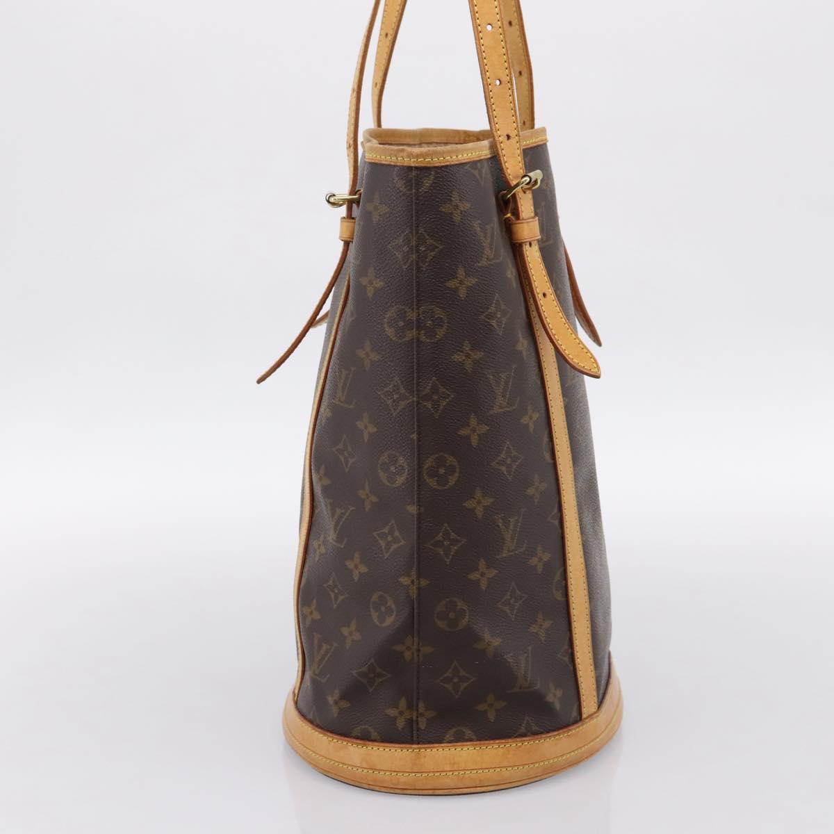 LOUIS VUITTON Monogram Bucket GM Shoulder Bag M42236 LV Auth ka5763