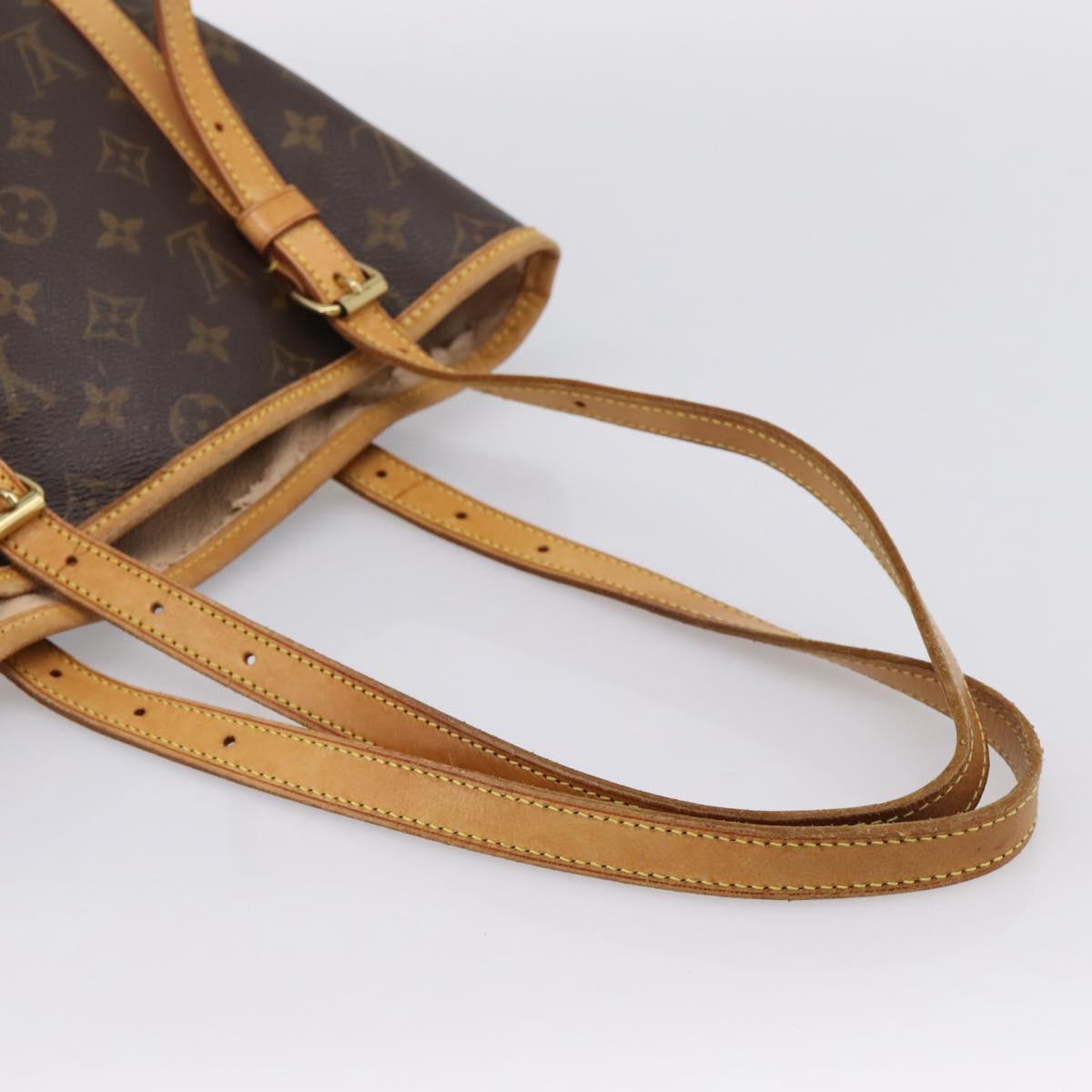 LOUIS VUITTON Monogram Bucket GM Shoulder Bag M42236 LV Auth ka5763