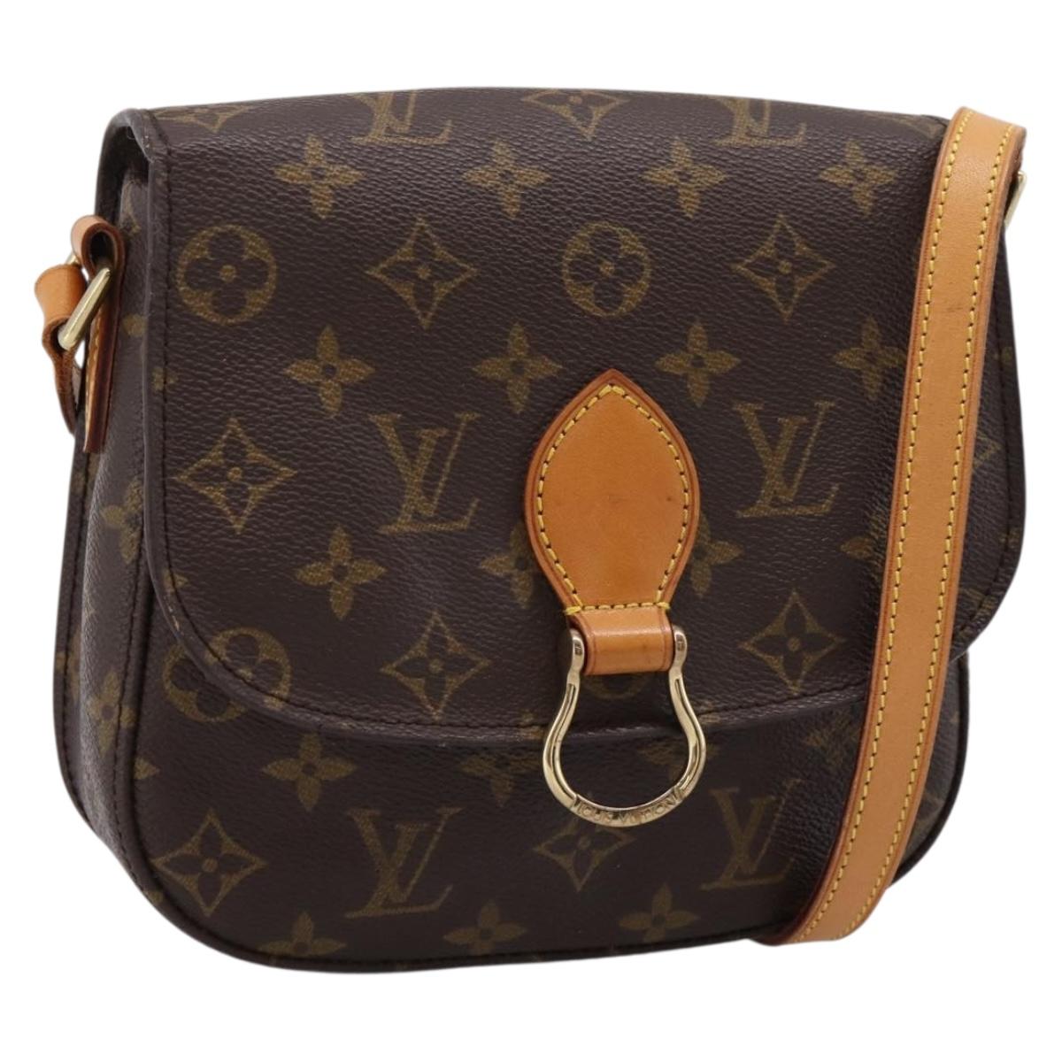 LOUIS VUITTON Monogram Saint Cloud MM Shoulder Bag M51243 LV Auth ka5769A