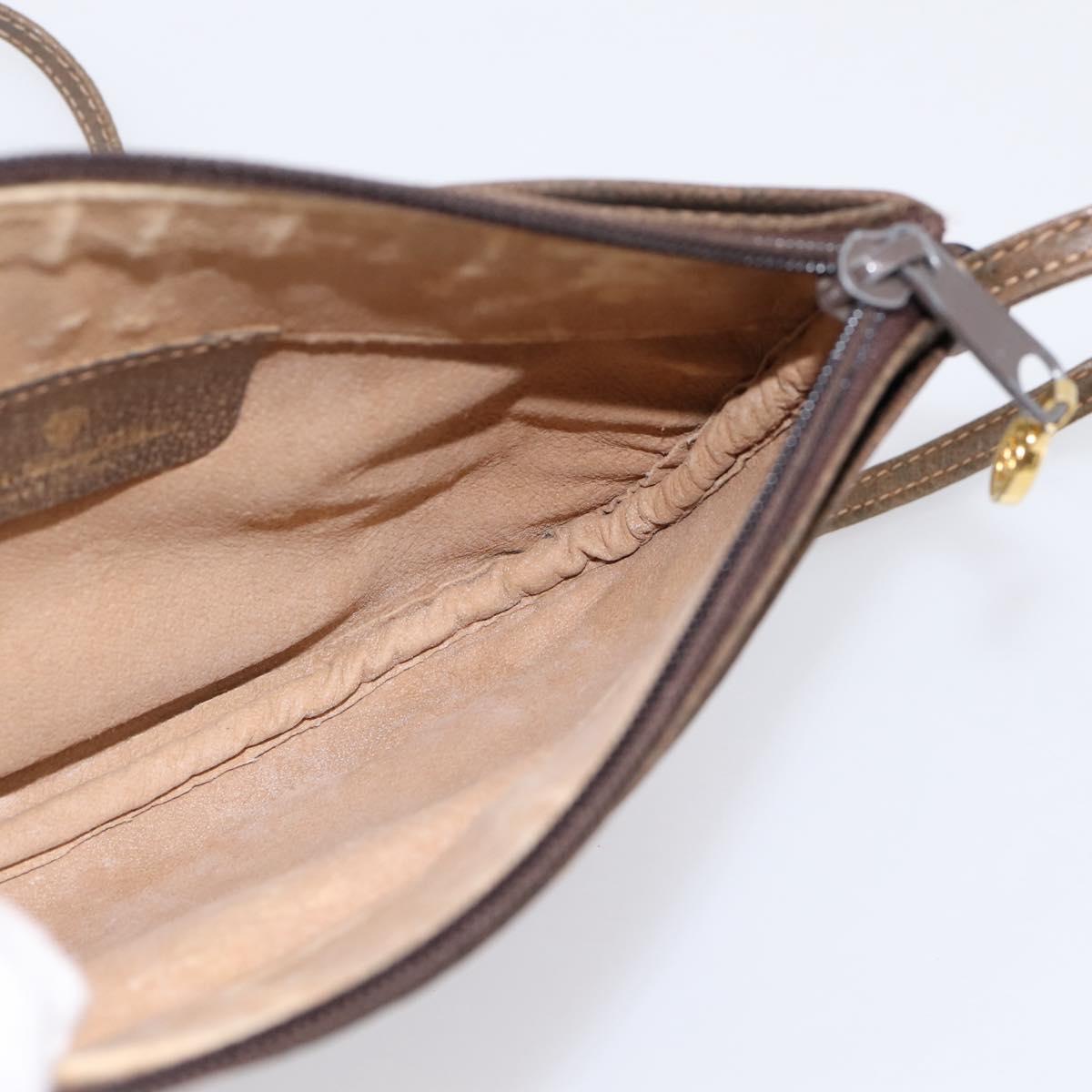 GUCCI GG Supreme Shoulder Bag PVC Beige Gold 39 001 4643 Auth ka5775