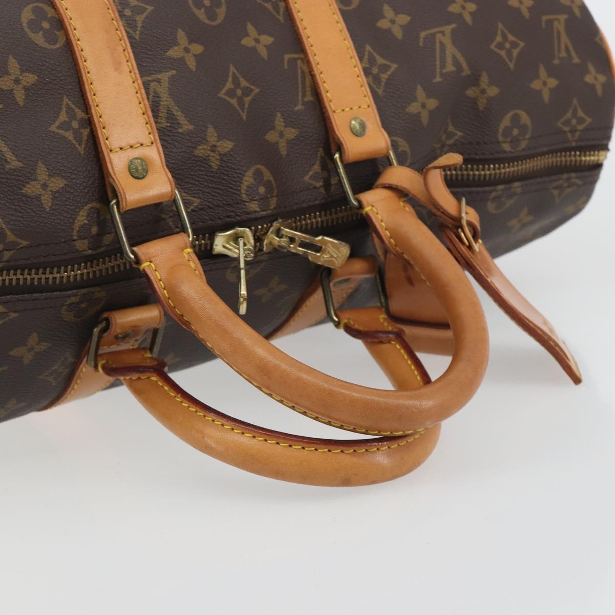 LOUIS VUITTON Monogram Keepall 45 Boston Bag M41428 LV Auth ka5780A