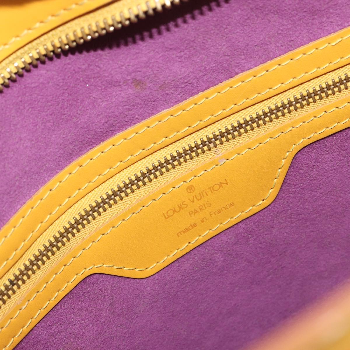 LOUIS VUITTON Epi Saint Jacques Shopping Bag Yellow M52269 LV Auth ka5781