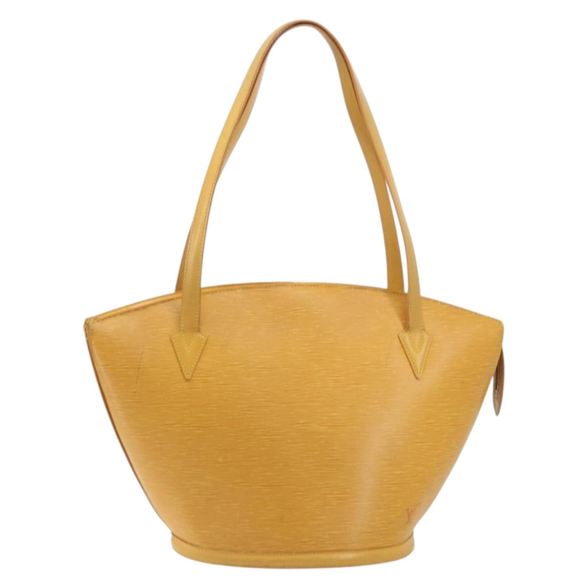 LOUIS VUITTON Epi Saint Jacques Shopping Bag Yellow M52269 LV Auth ka5781