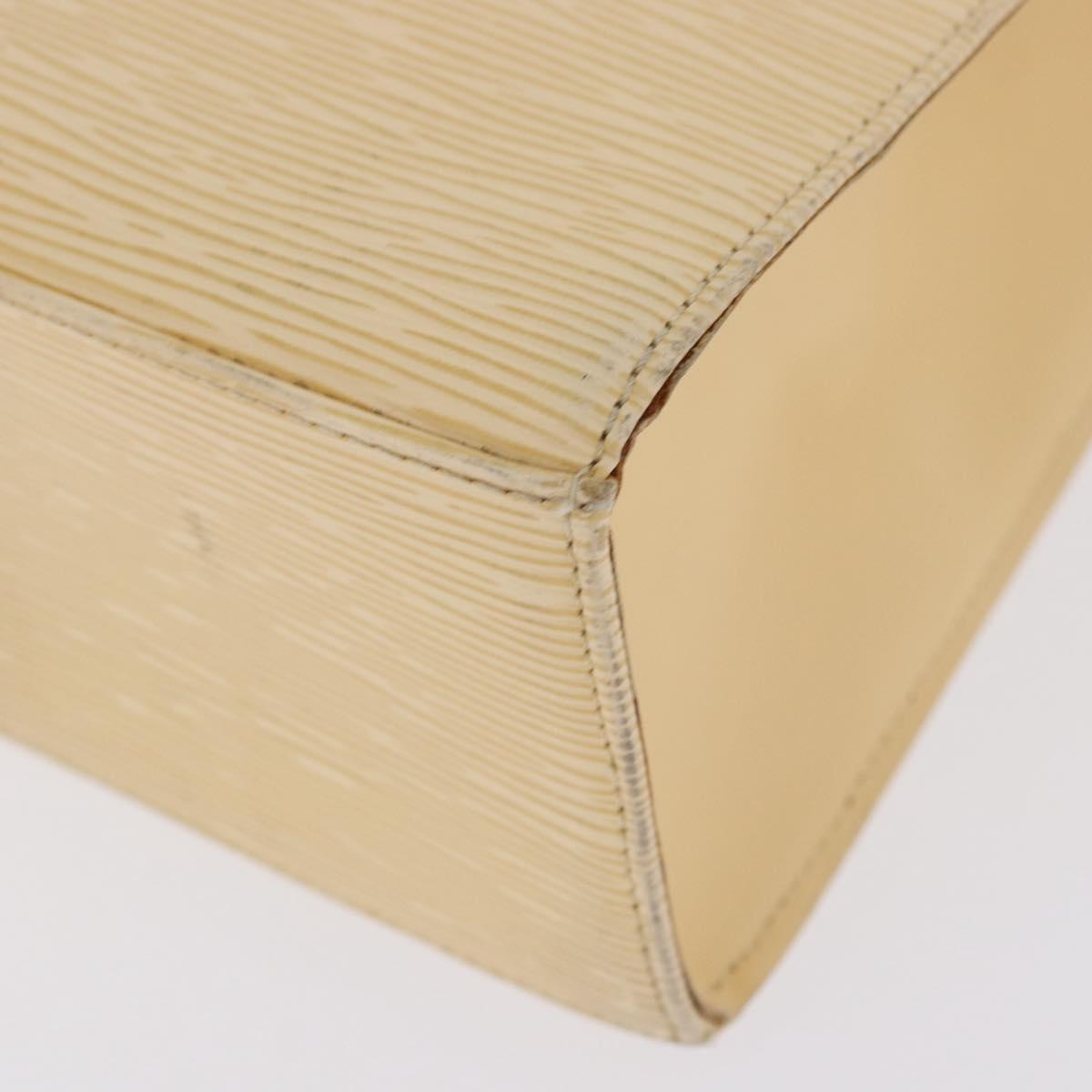 LOUIS VUITTON Epi Croisette PM Tote Bag Vanilla M5249A LV Auth ka5787