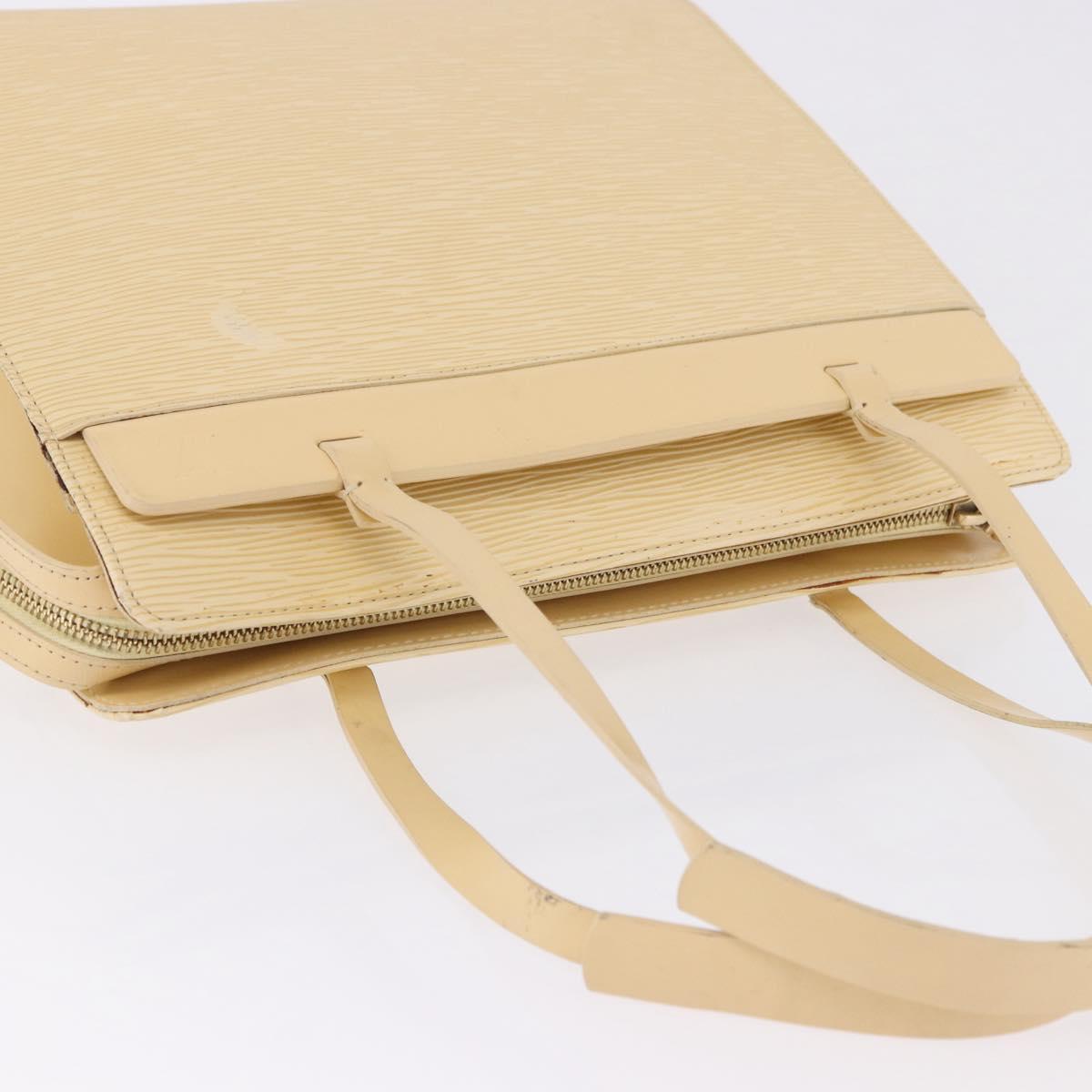 LOUIS VUITTON Epi Croisette PM Tote Bag Vanilla M5249A LV Auth ka5787