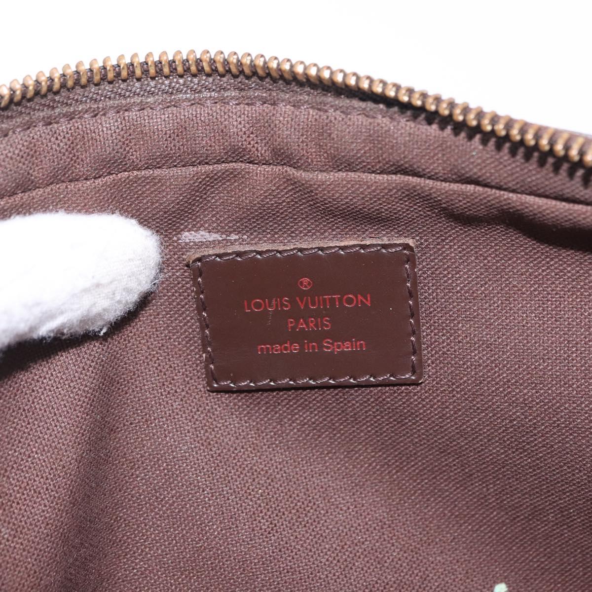 LOUIS VUITTON Damier Ebene Bum Bag Brooklyn Waist Bag N41101 LV Auth ka5788A