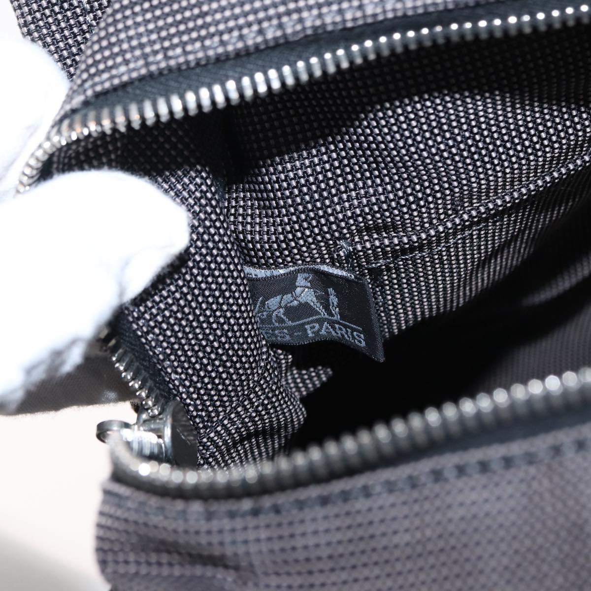 HERMES Her Line A Dos MM Backpack Canvas Gray Silver Auth ka579