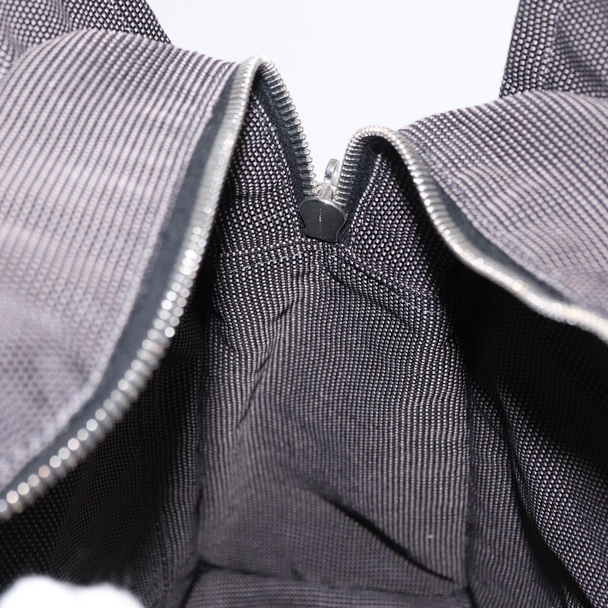 HERMES Her Line A Dos MM Backpack Canvas Gray Silver Auth ka579