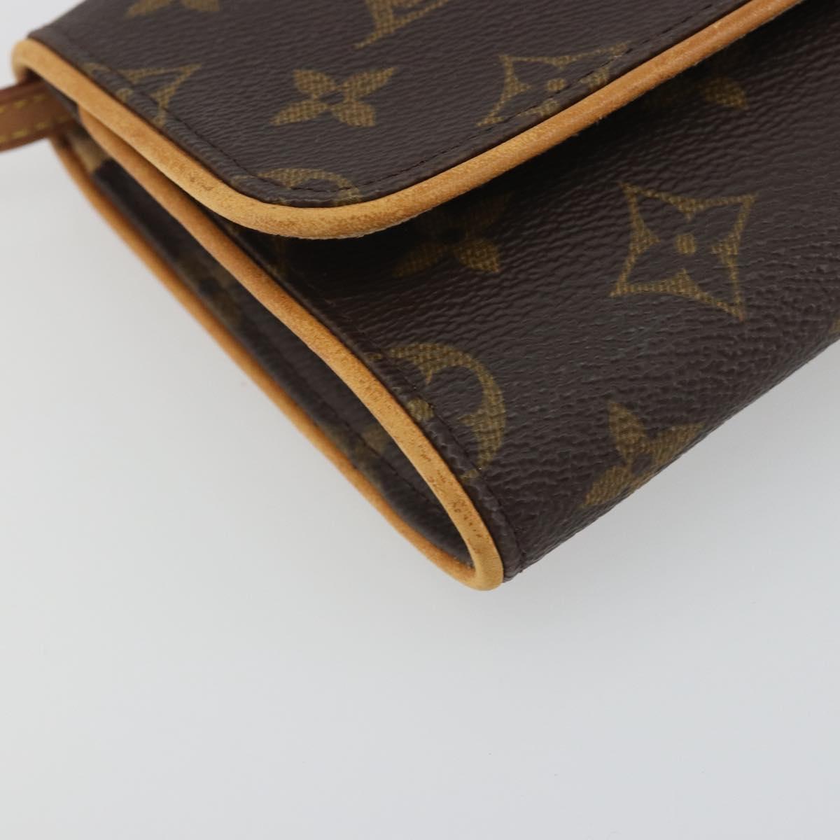 LOUIS VUITTON Monogram Pochette Twin GM Shoulder Bag M51852 LV Auth ka5799