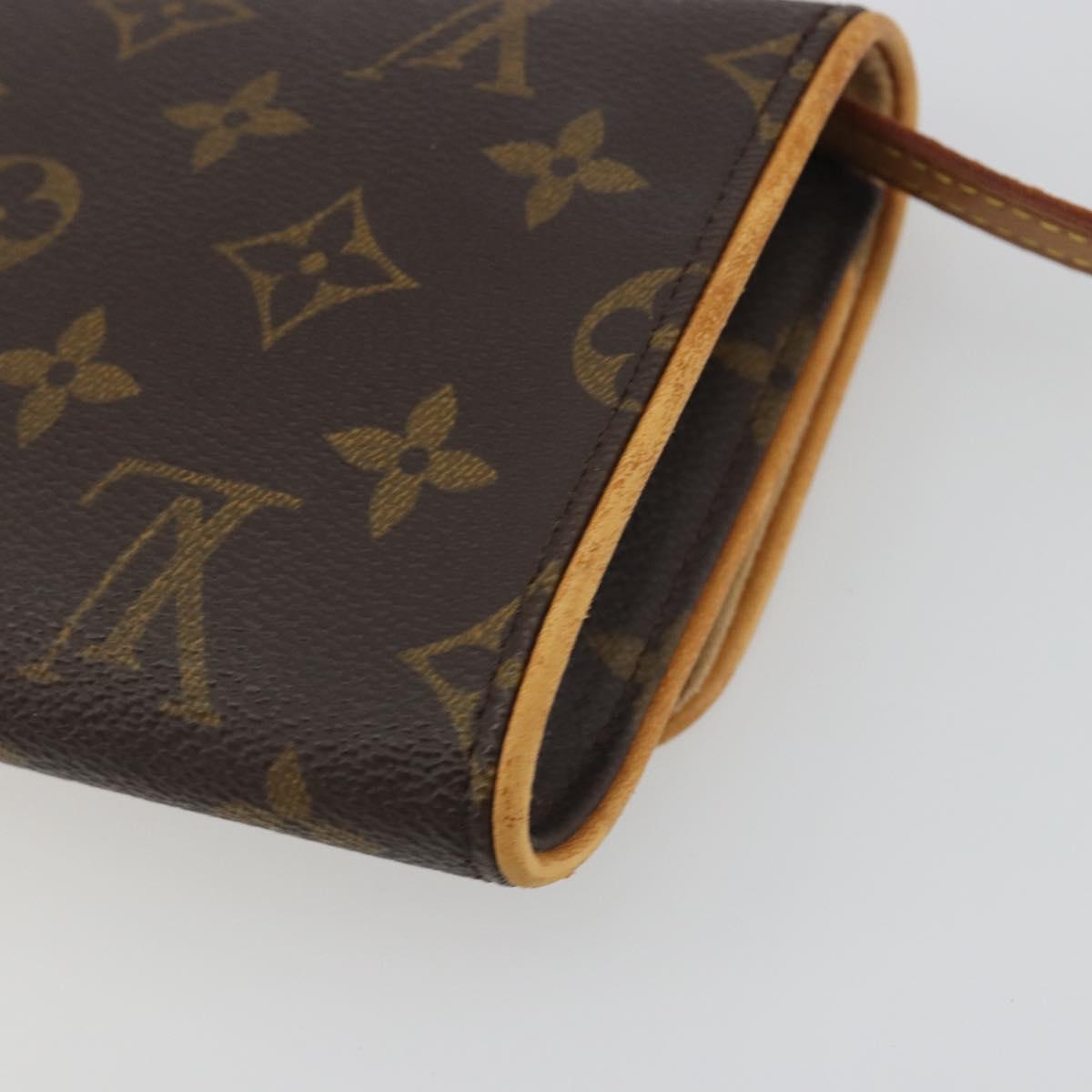 LOUIS VUITTON Monogram Pochette Twin GM Shoulder Bag M51852 LV Auth ka5799